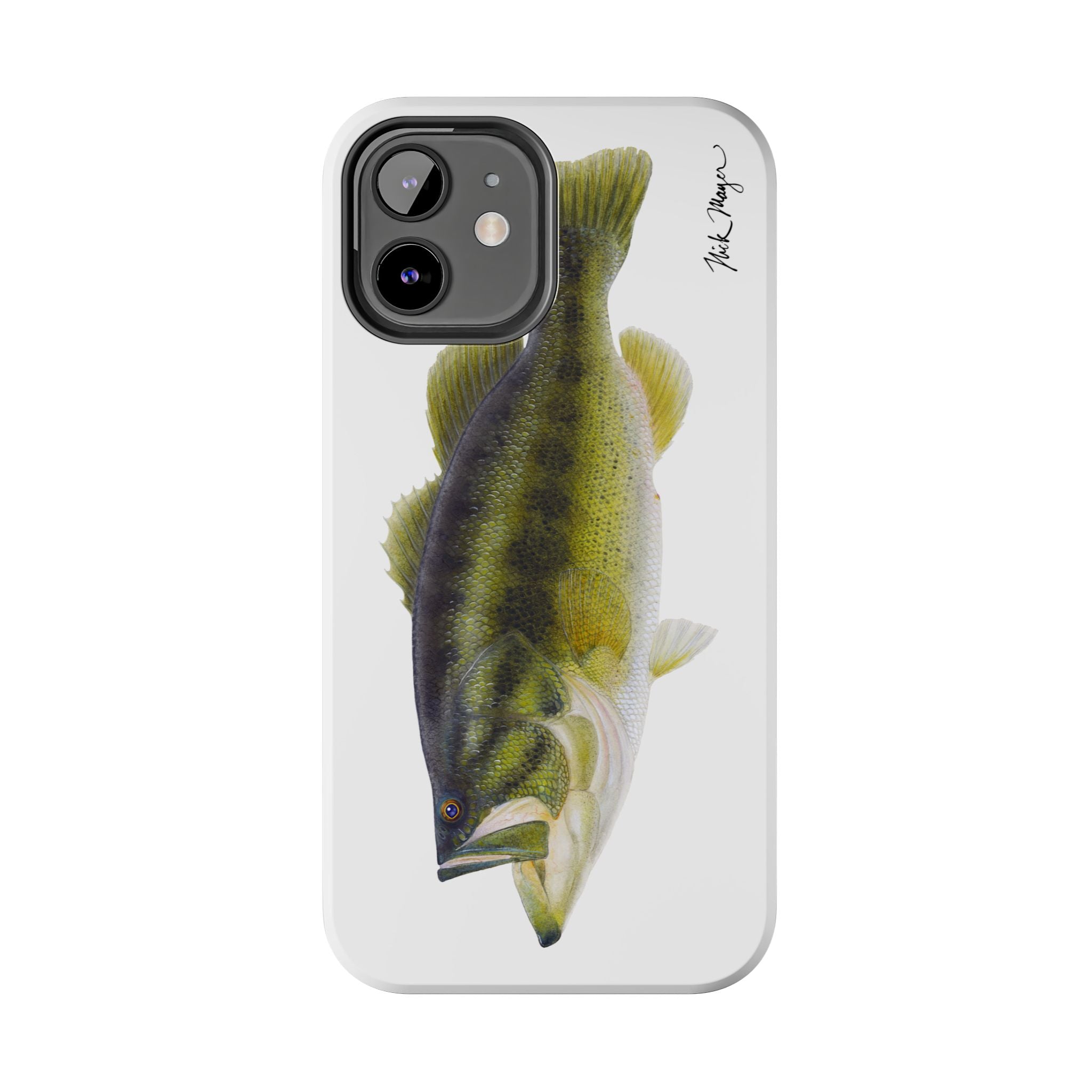 Largemouth Bass White Phone Case (iPhone)