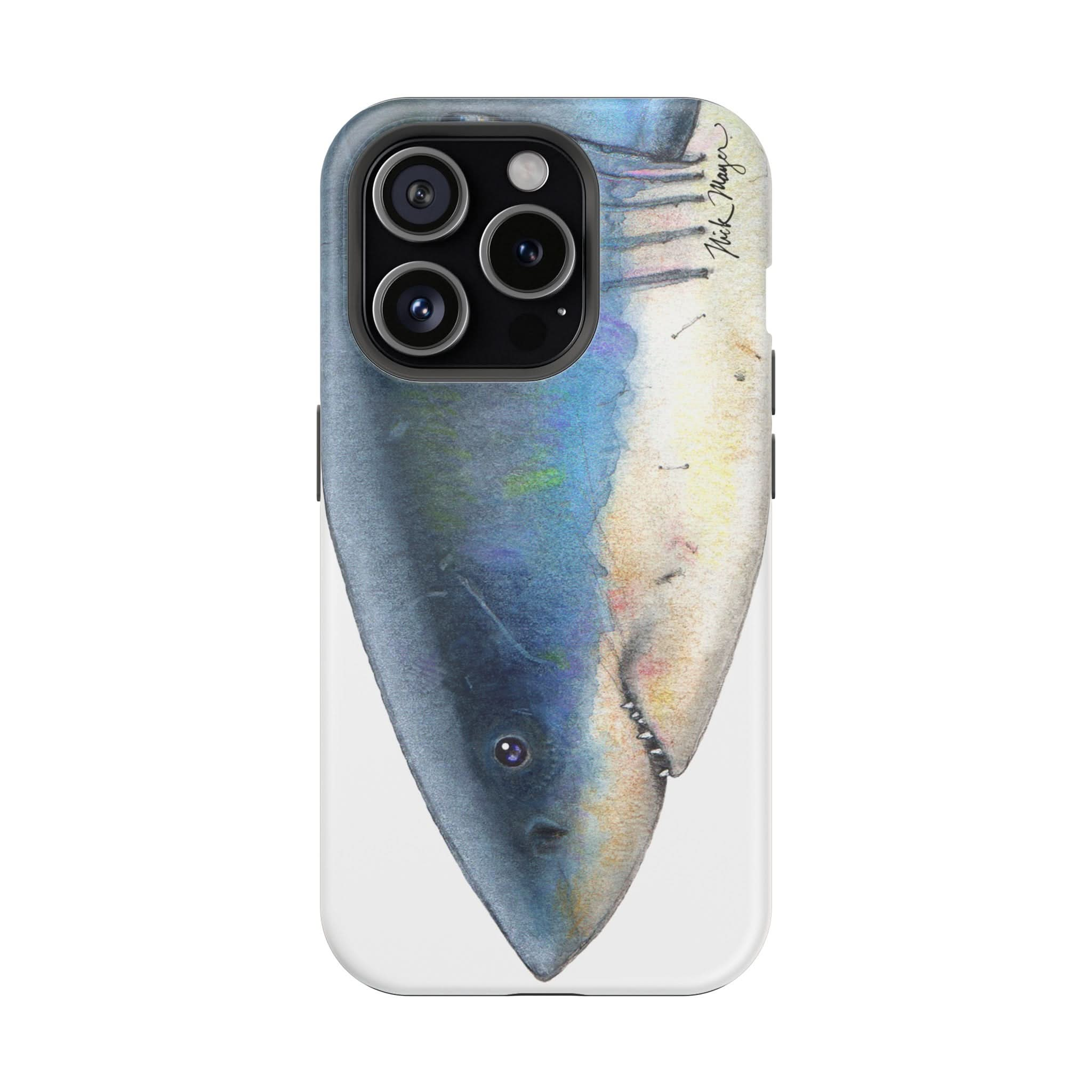 Great White Shark Face MagSafe iPhone Case