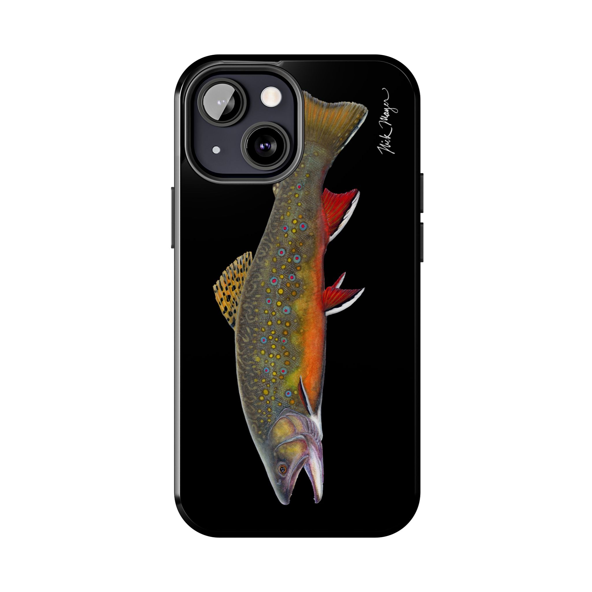 Brook Trout Black Phone Case (iPhone)