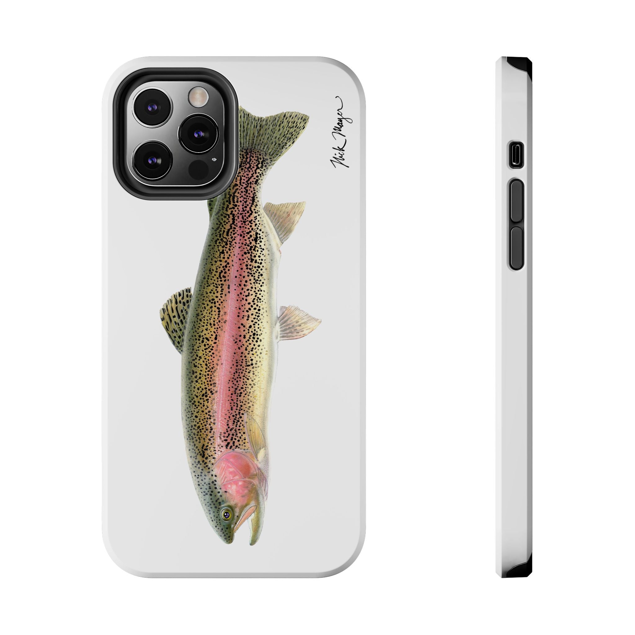 Rainbow Trout White Phone Case (iPhone)