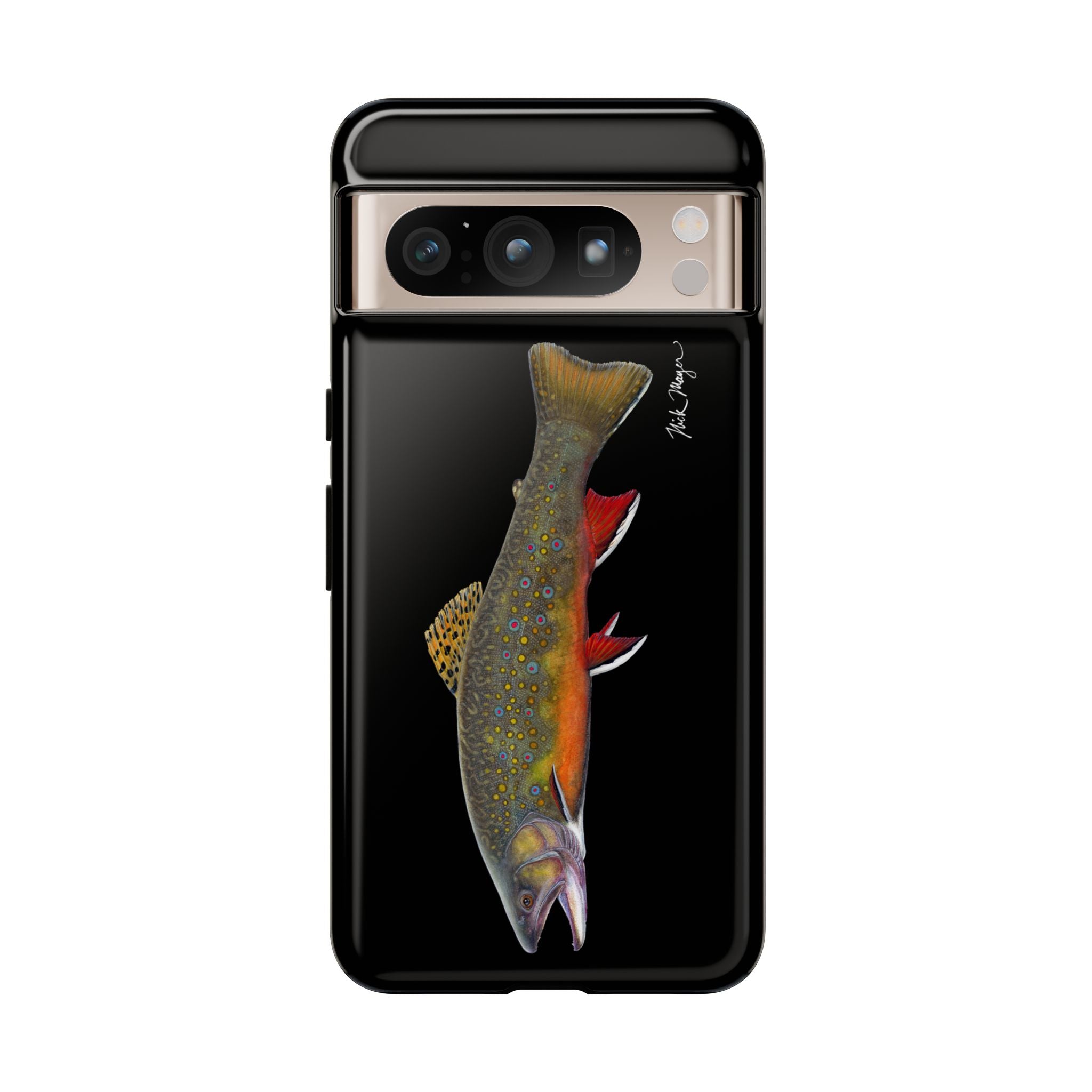 Brook Trout Black Phone Case (Samsung)