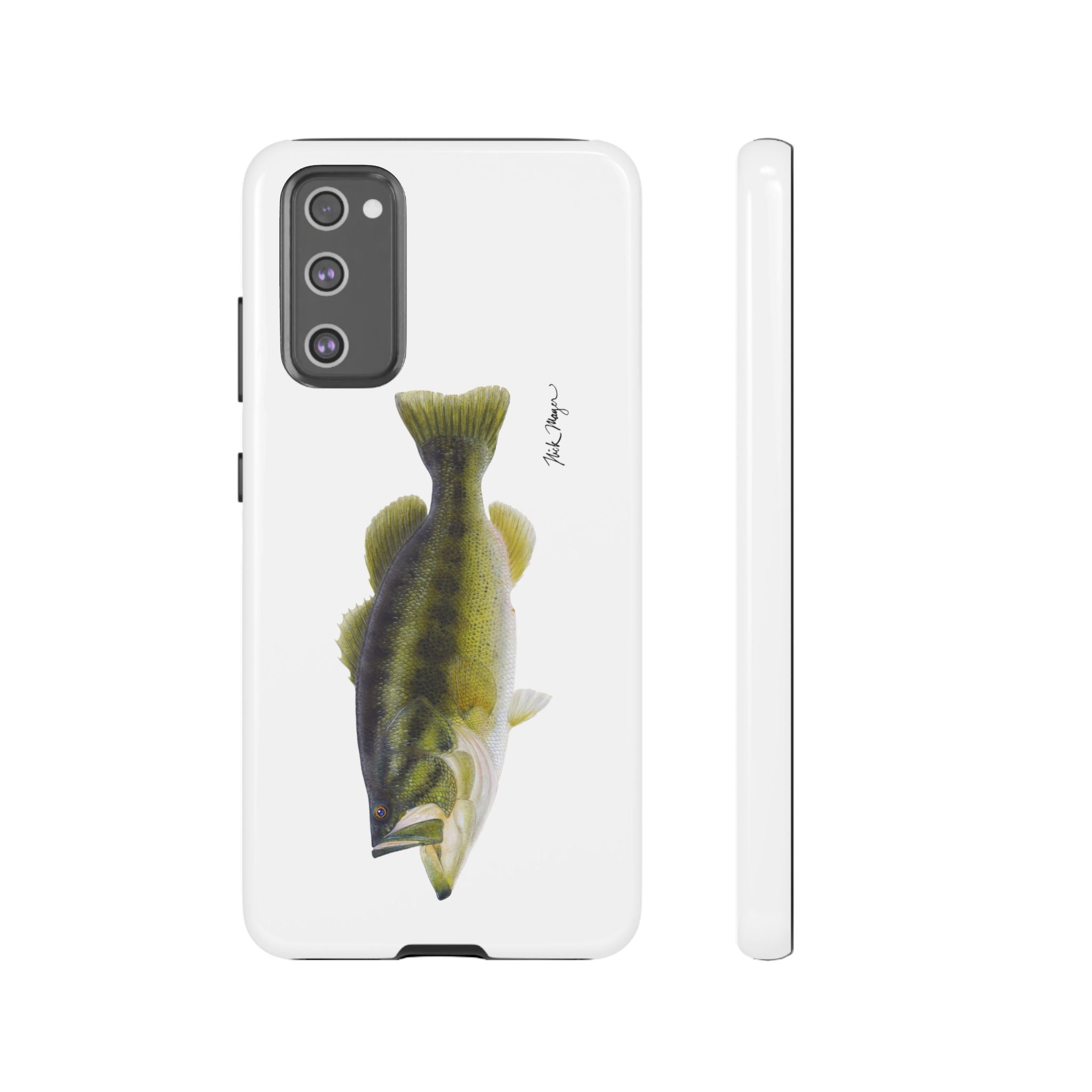 Largemouth Bass White Phone Case (Samsung)