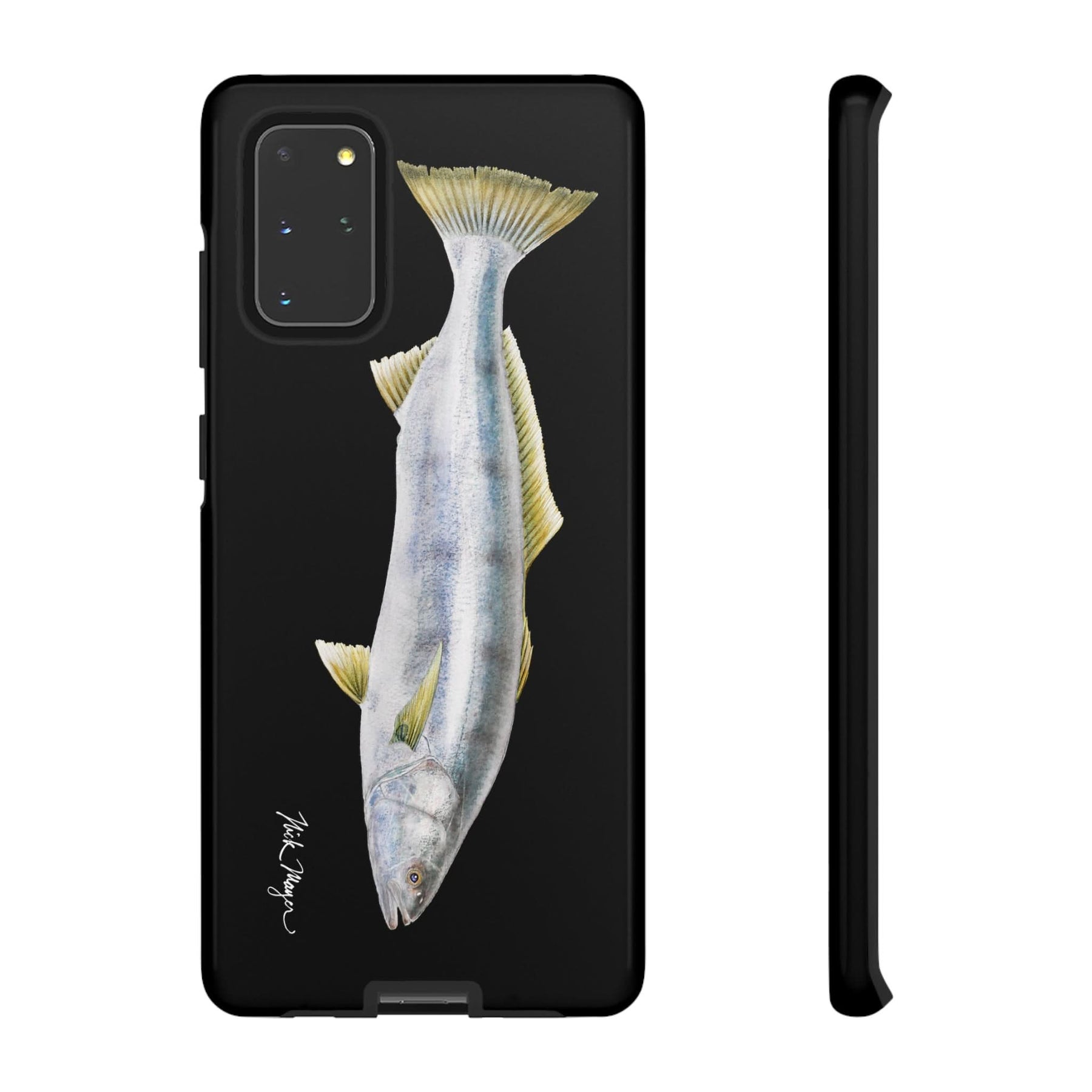 White Sea Bass Phone Case (Samsung) - black