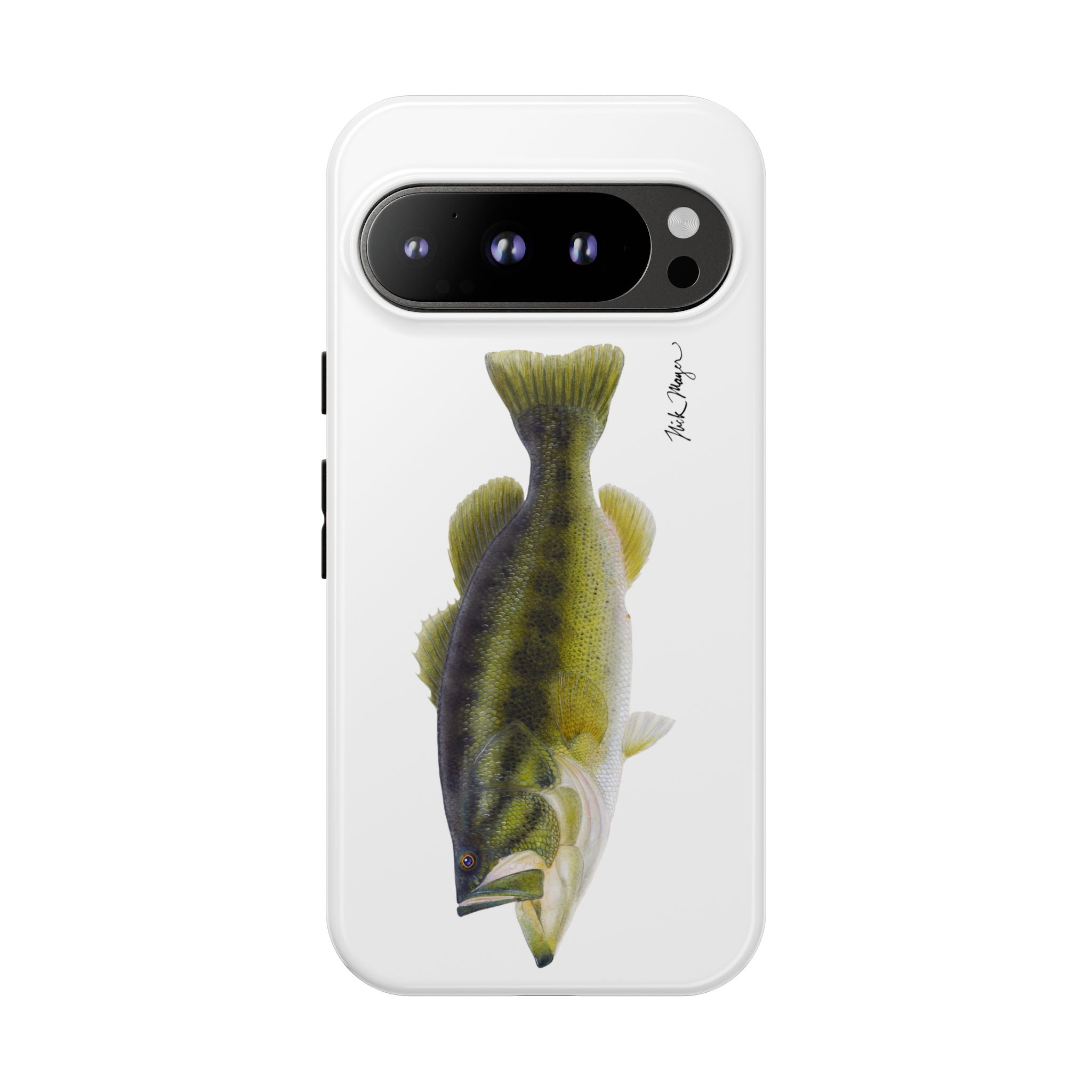 Largemouth Bass White Phone Case (Samsung)