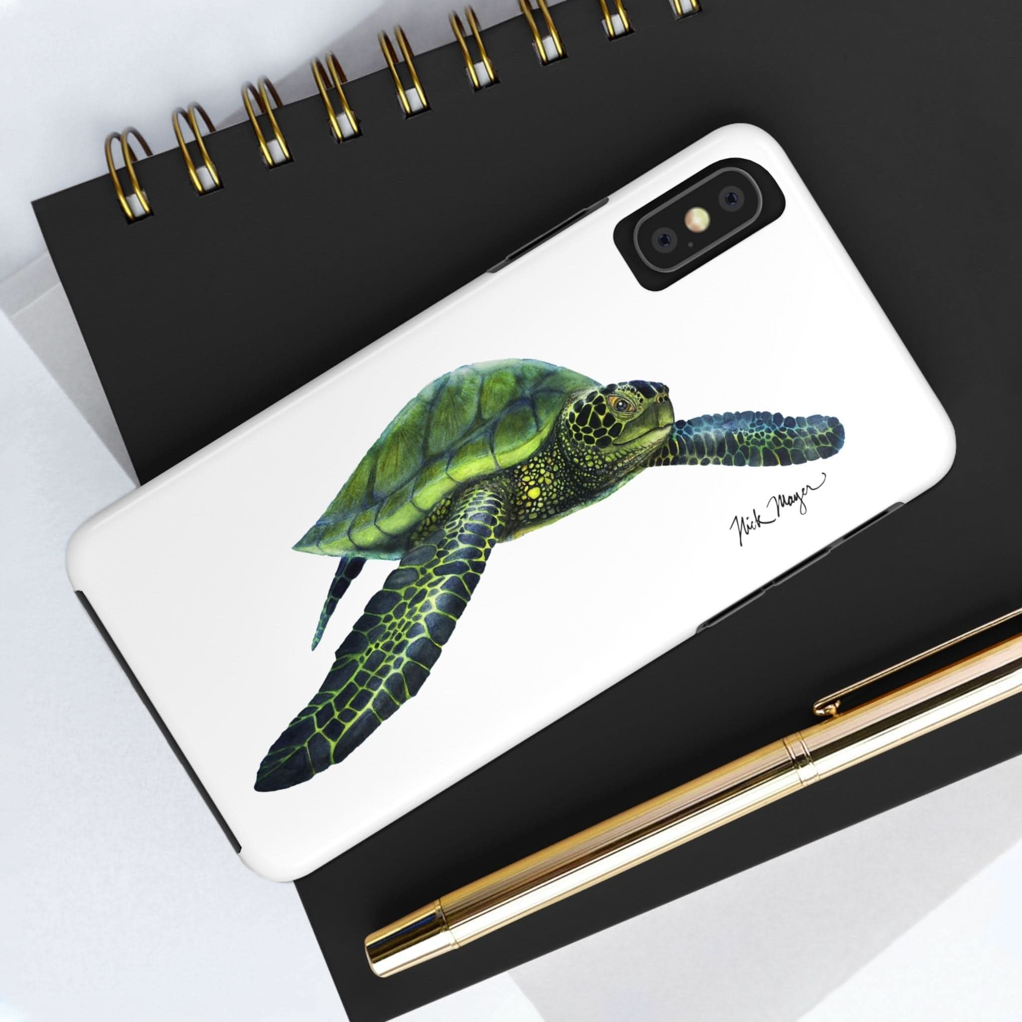 Green Sea Turtle Phone Case (iPhone)