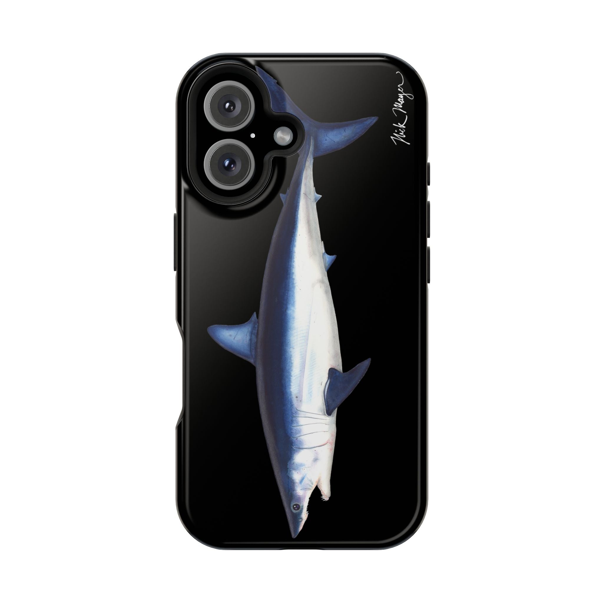 Mako Shark MagSafe Black iPhone Case