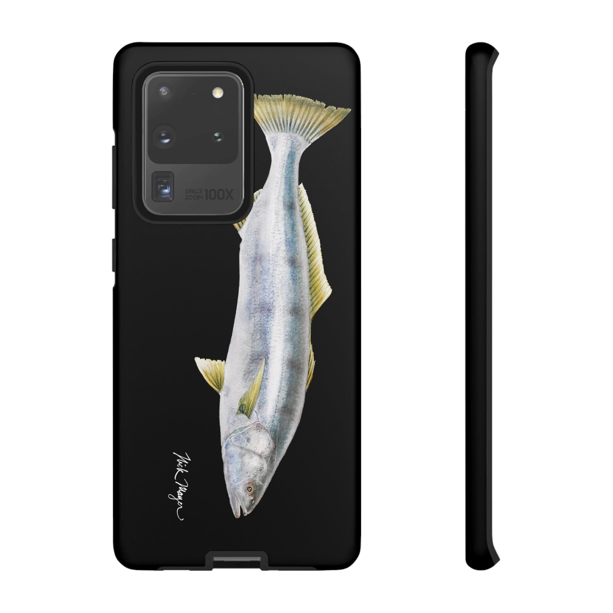 White Sea Bass Phone Case (Samsung) - black