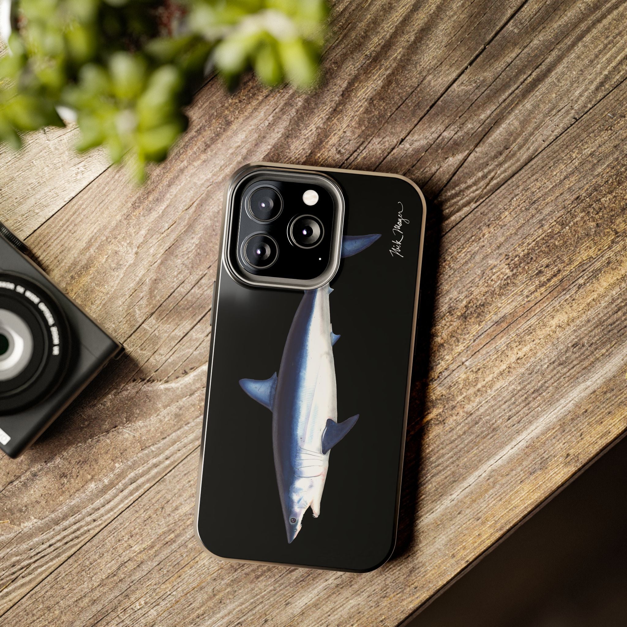 Mako Shark Black iPhone Case