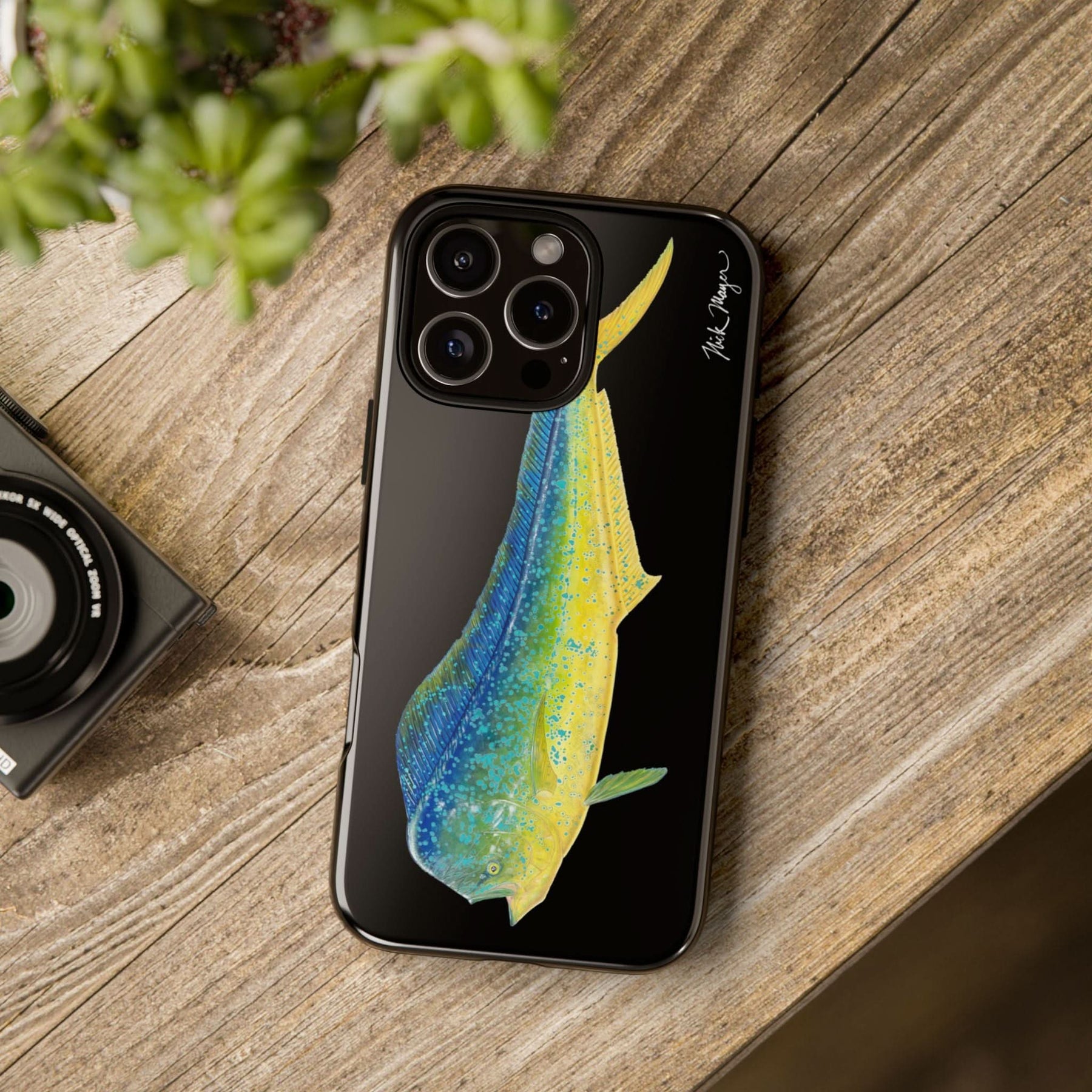 Bull Mahi Black Phone Case (iPhone 16 & Samsung)