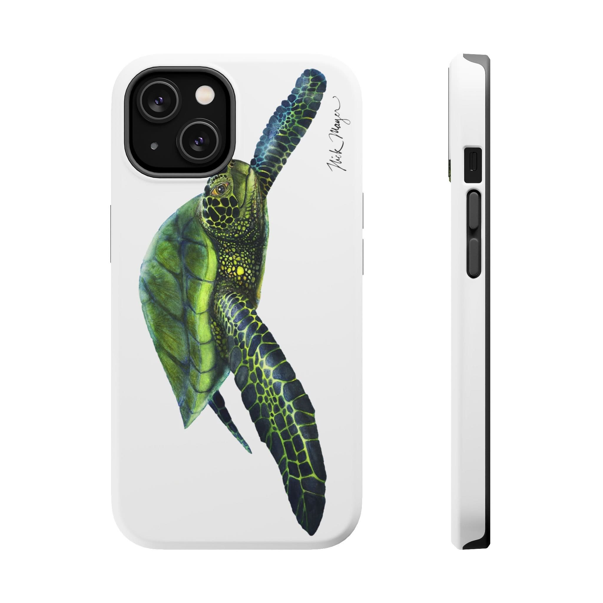 Green Sea Turtle MagSafe iPhone Case