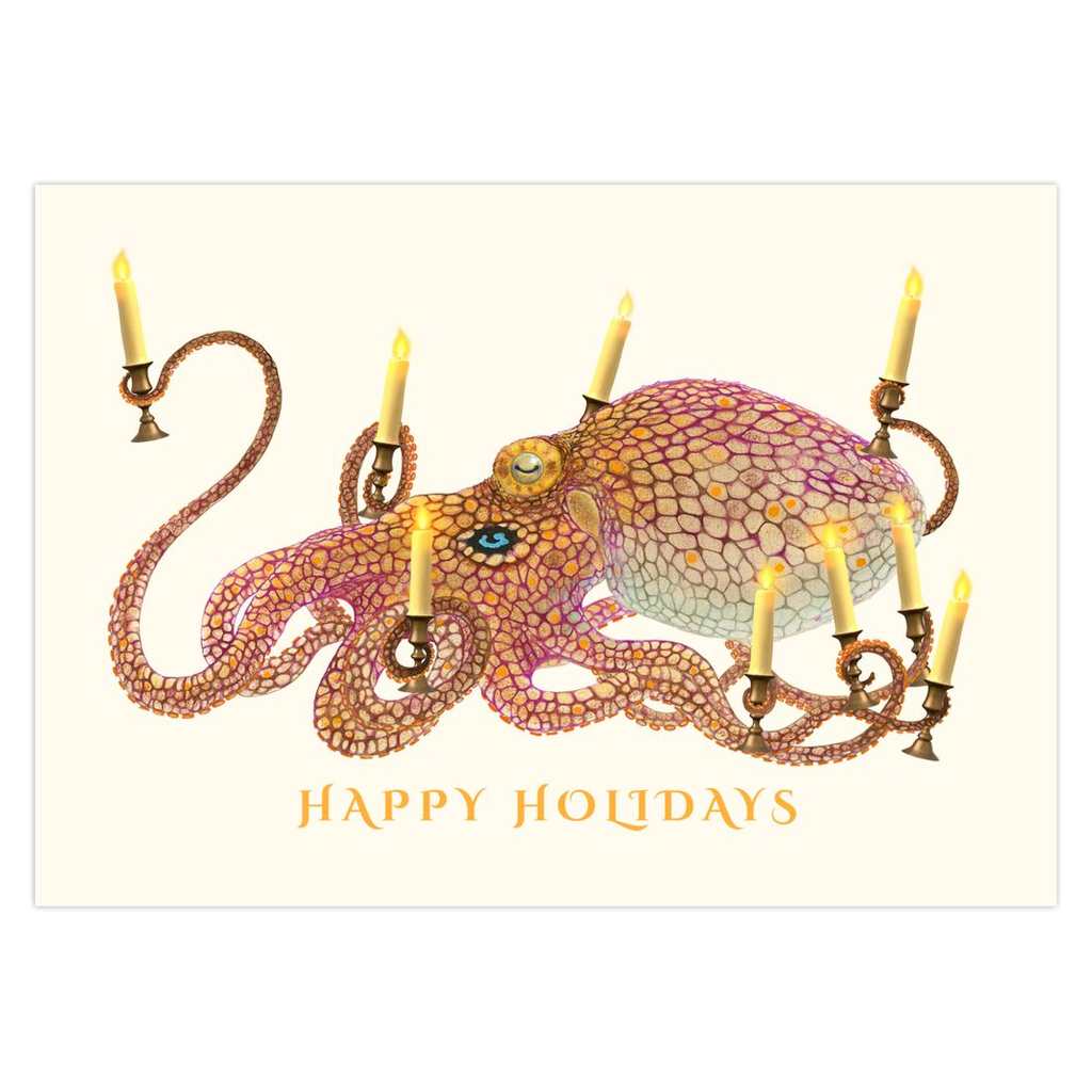 Octopus Holiday Cards