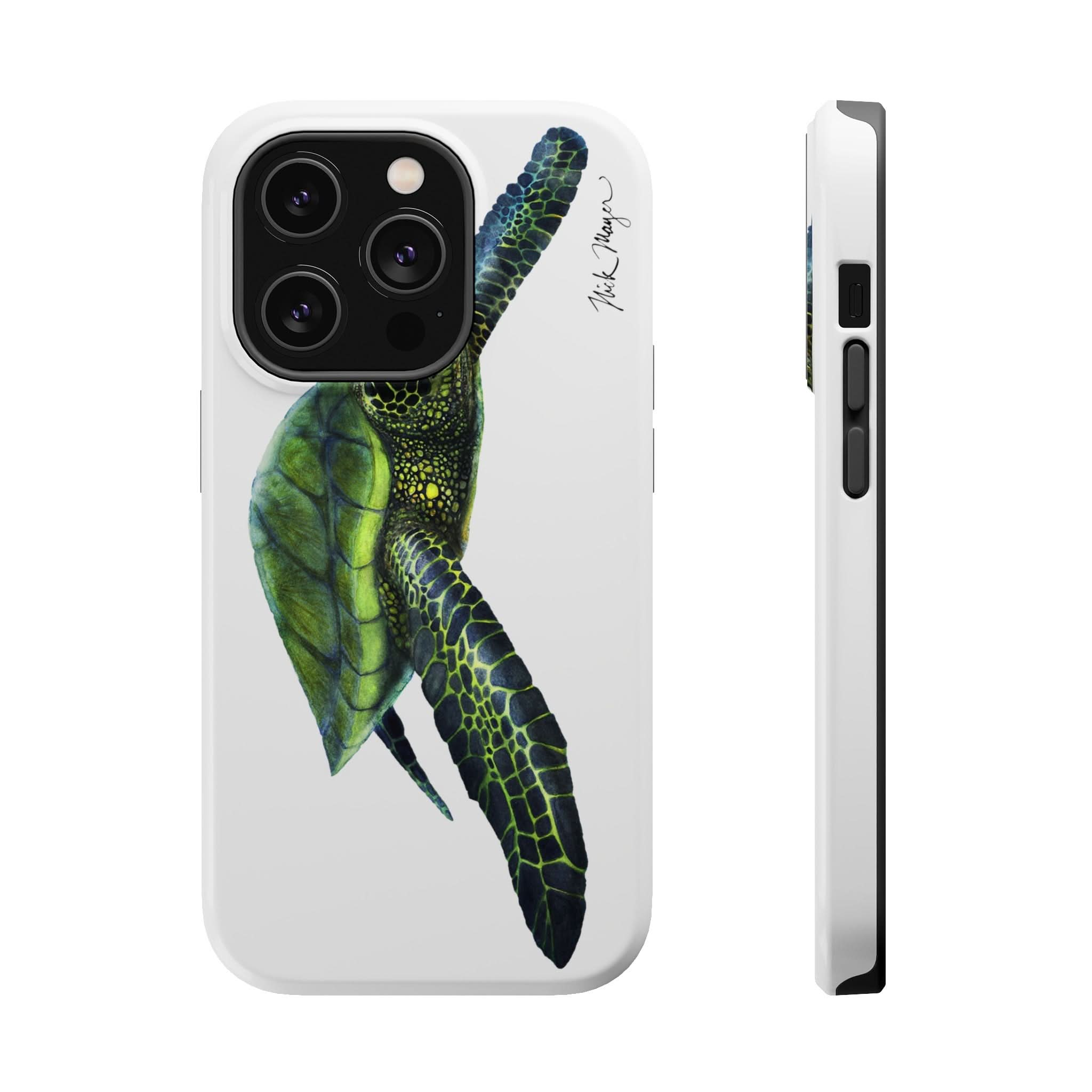 Green Sea Turtle MagSafe iPhone Case