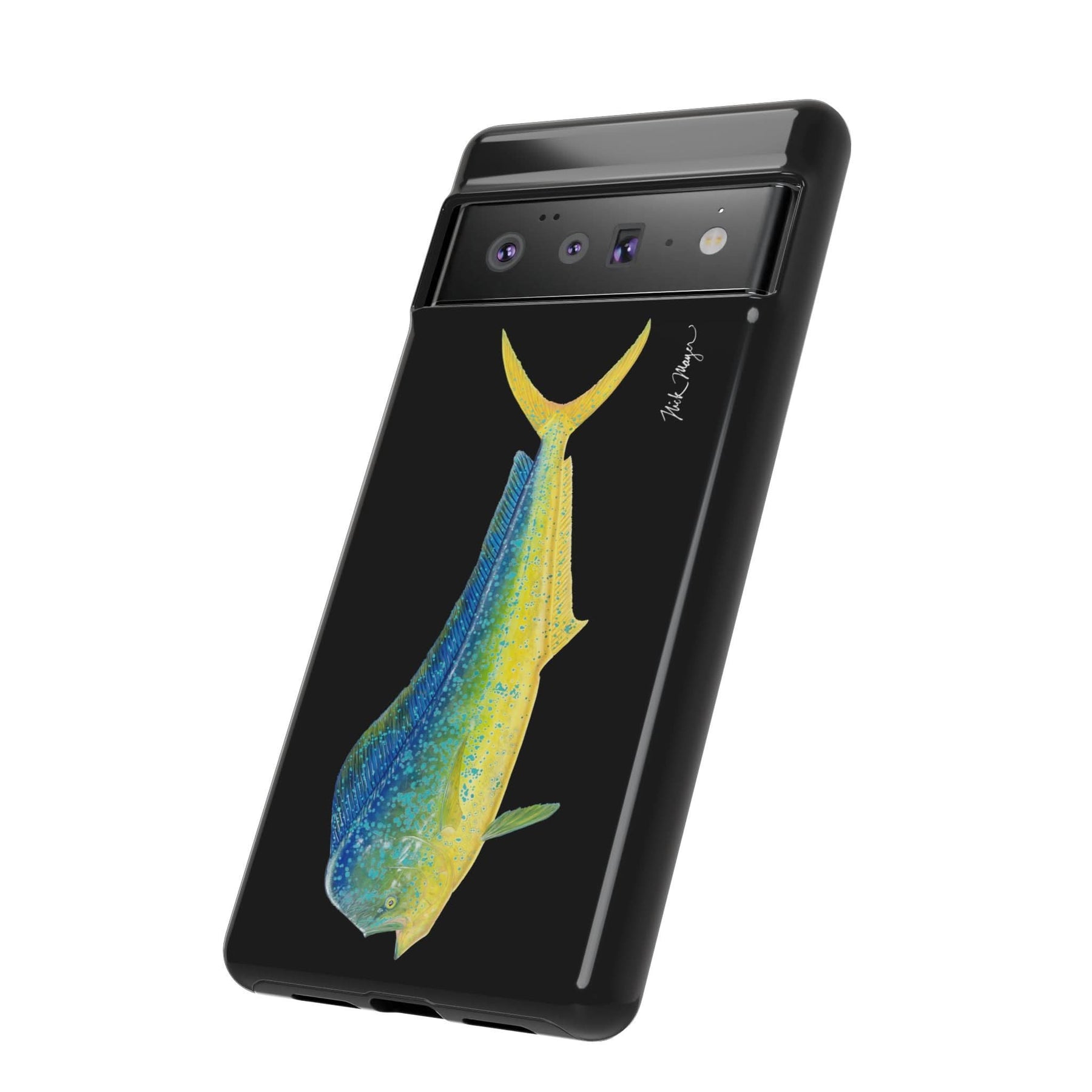 Bull Mahi Black Phone Case (iPhone 16 & Samsung)