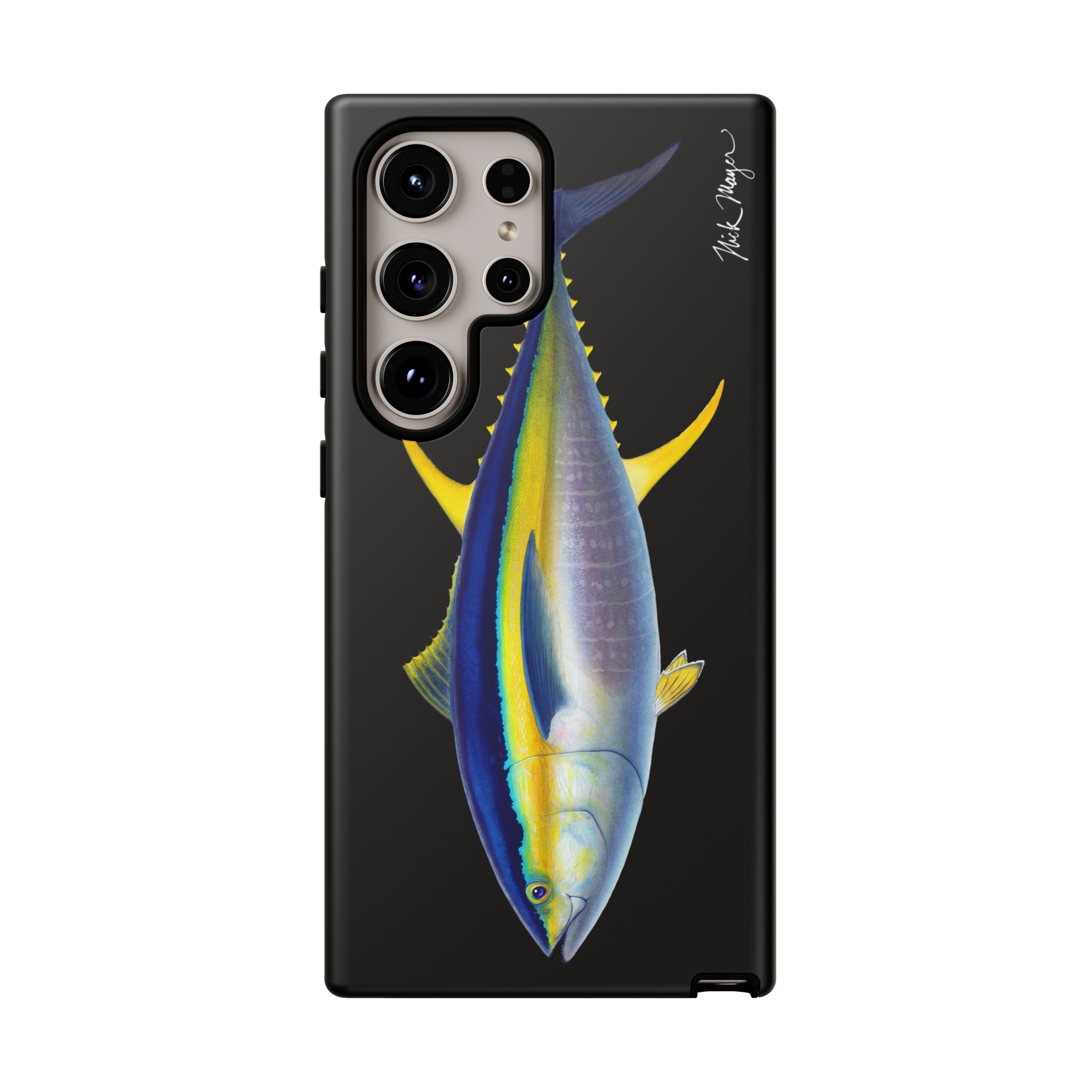 Yellowfin Tuna Black Phone Case (Samsung)