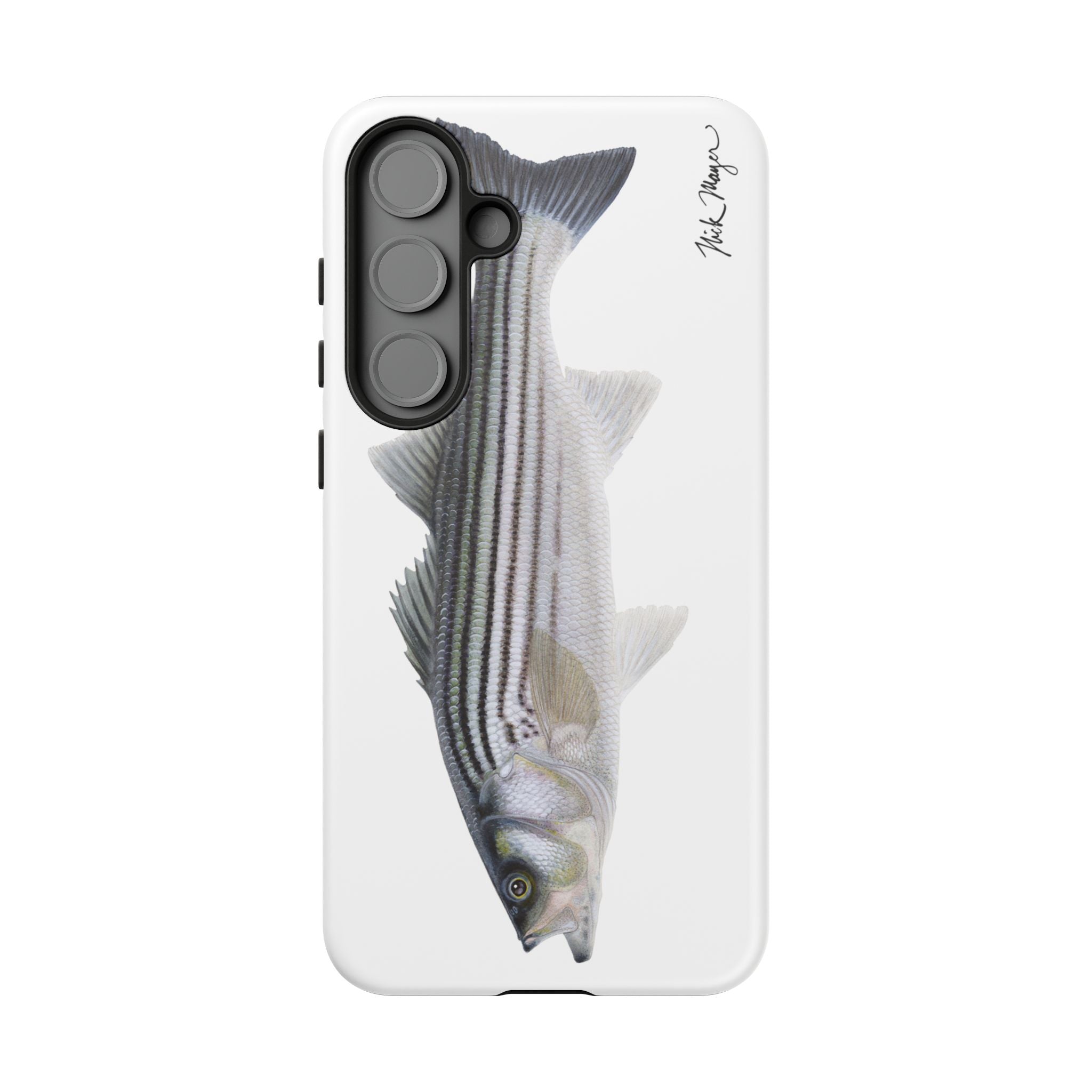 Schoolie Striper White Phone Case (Samsung)