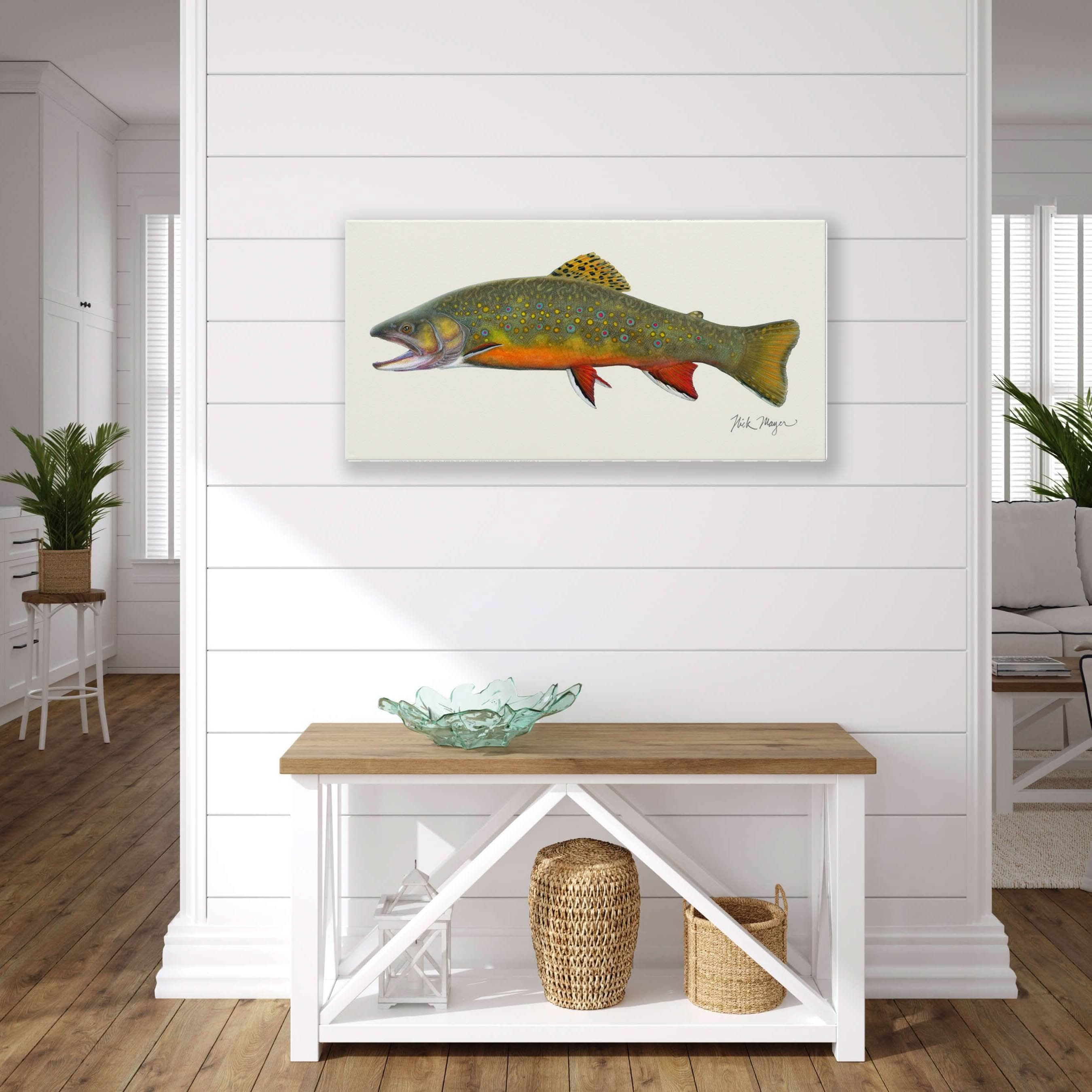 Beaver Pond Brook Trout Canvas Print