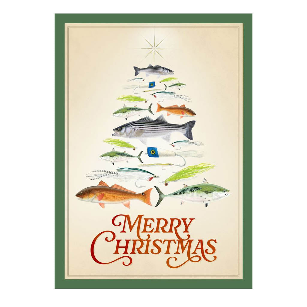 Fishmas Tree Christmas Card - NEW!