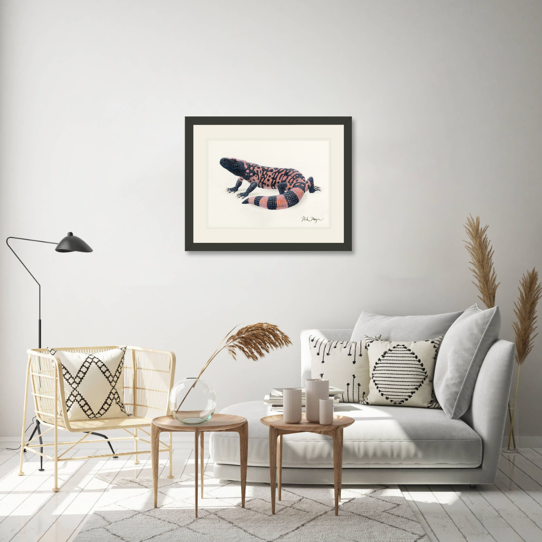 Gila Monster Print