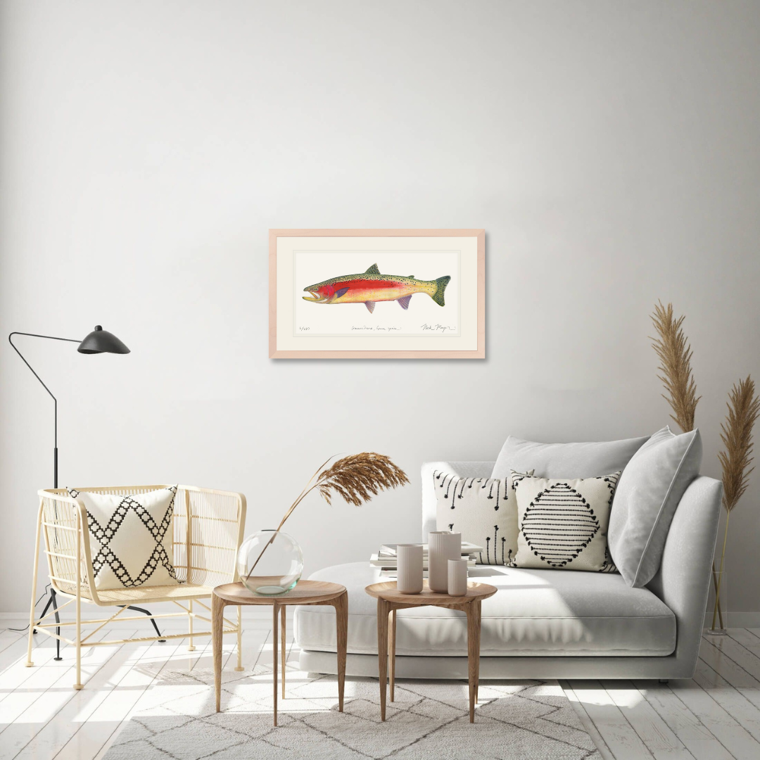 New Zealand Rainbow Trout Limited Edition Print