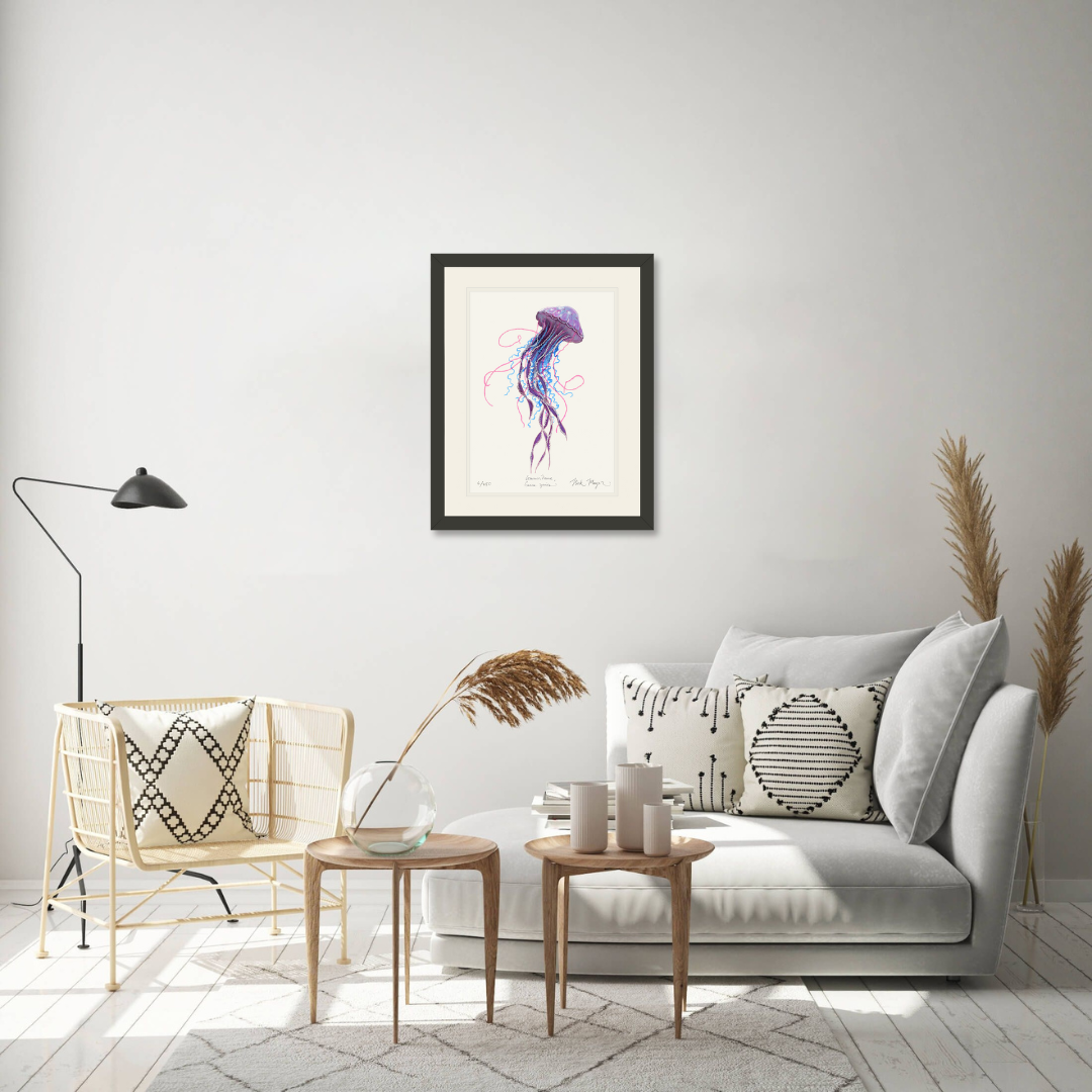 Purple Jellyfish II Limited Edition Print - Best Seller