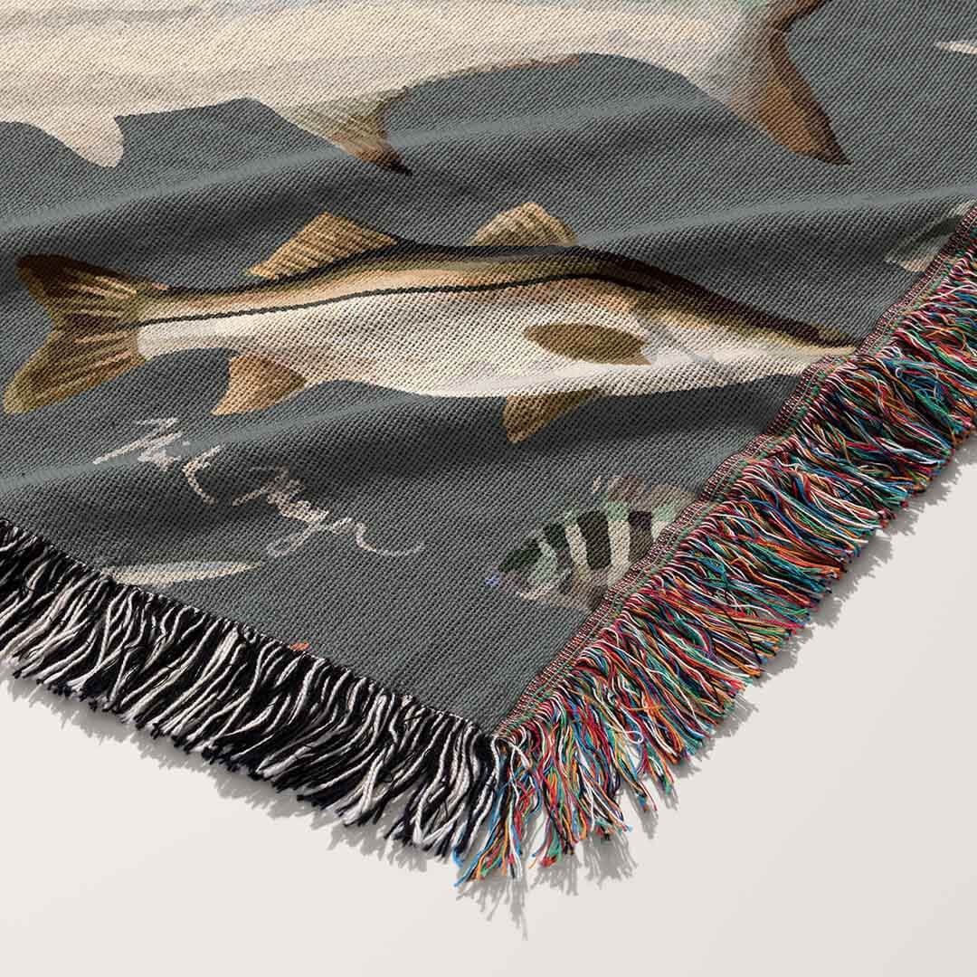 Southern Flats Gamefish Woven Blanket
