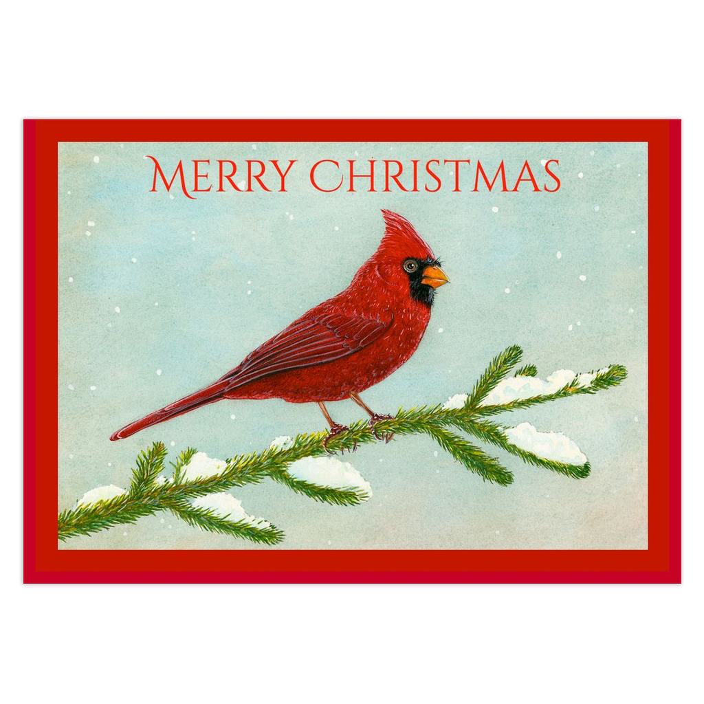 Snowy Cardinal Christmas Cards