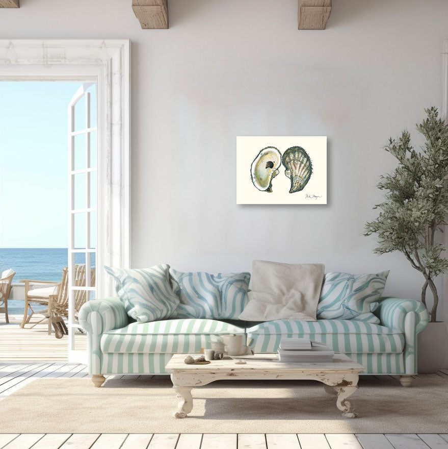 NEW! Atlantic Oyster I Canvas Wrap