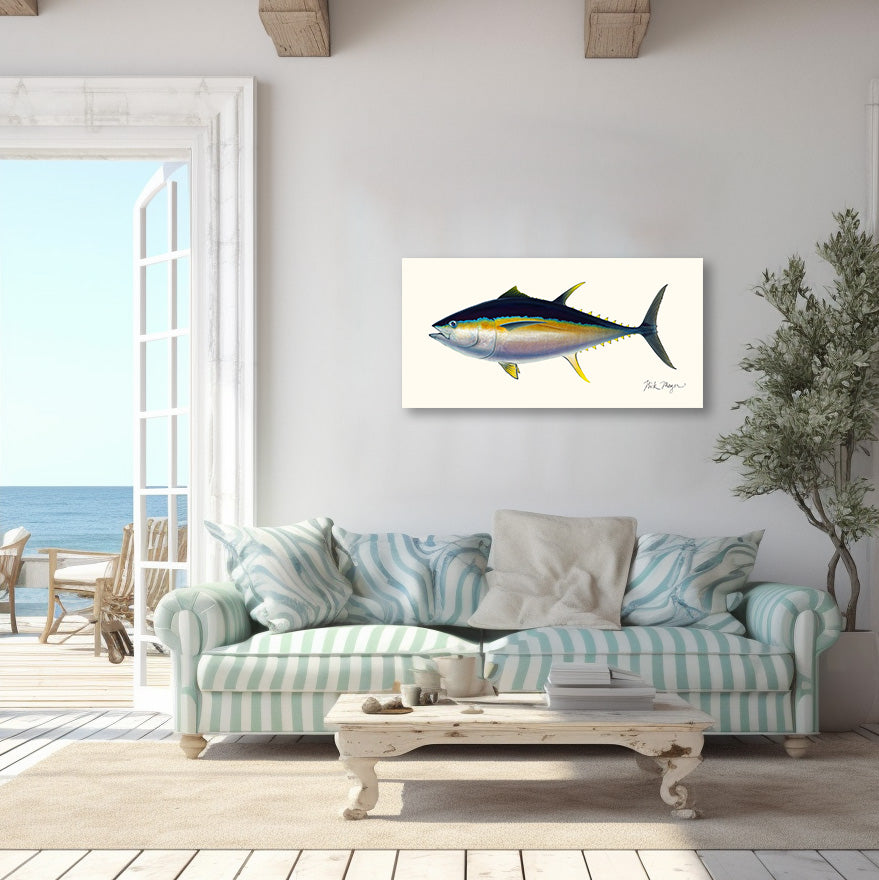 NEW! Bigeye Tuna Canvas Wrap