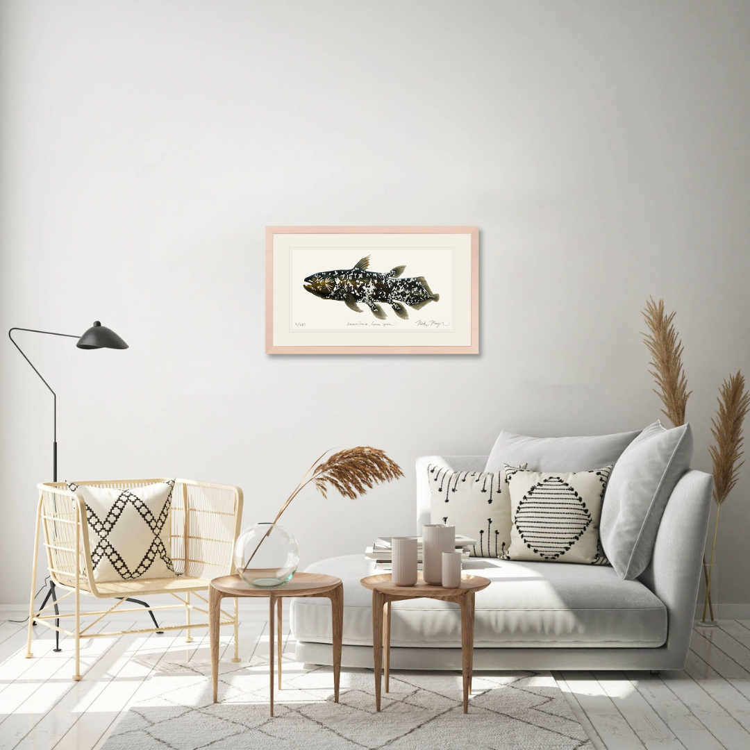 Coelacanth Limited Edition Print