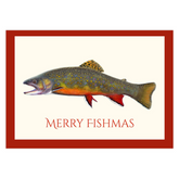 Brook Trout Fishmas Cards