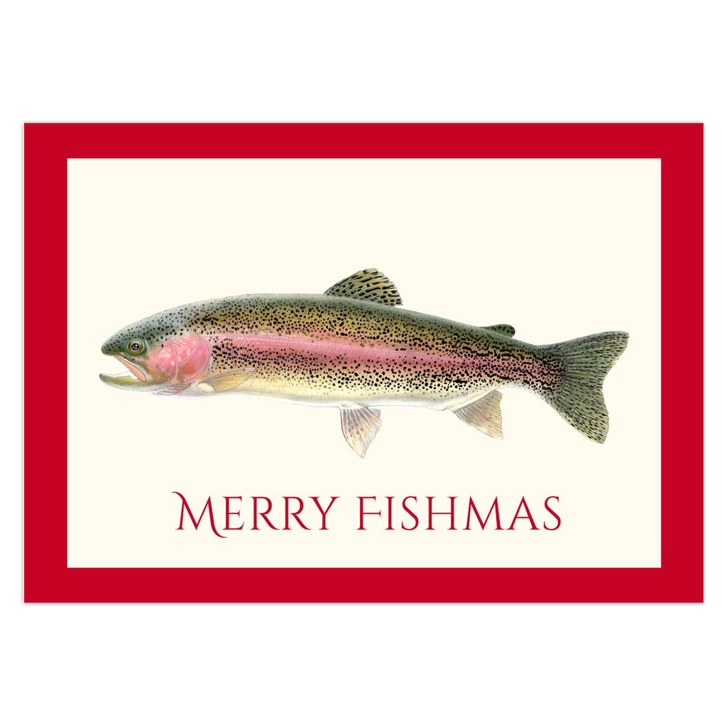 Rainbow Trout Fishmas Cards