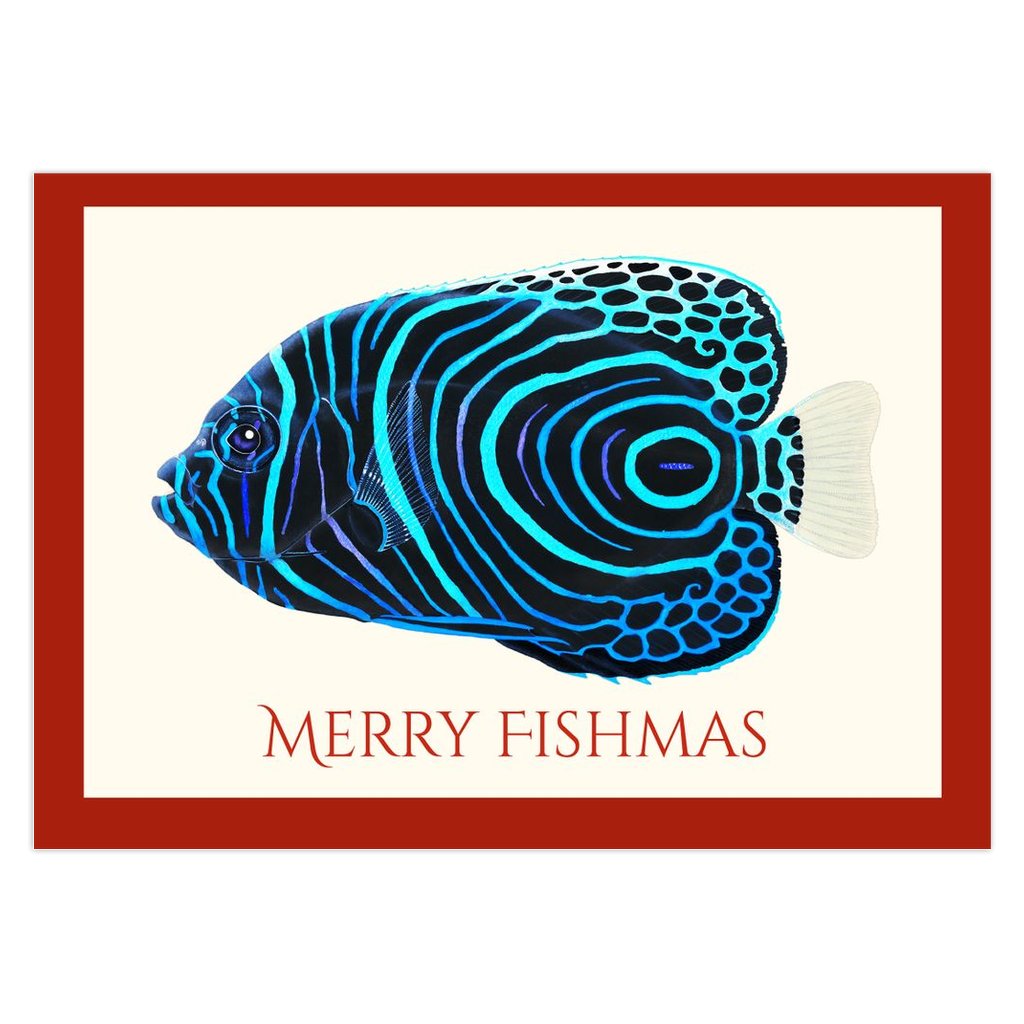 Emperor Angel Merry Fishmas Cards