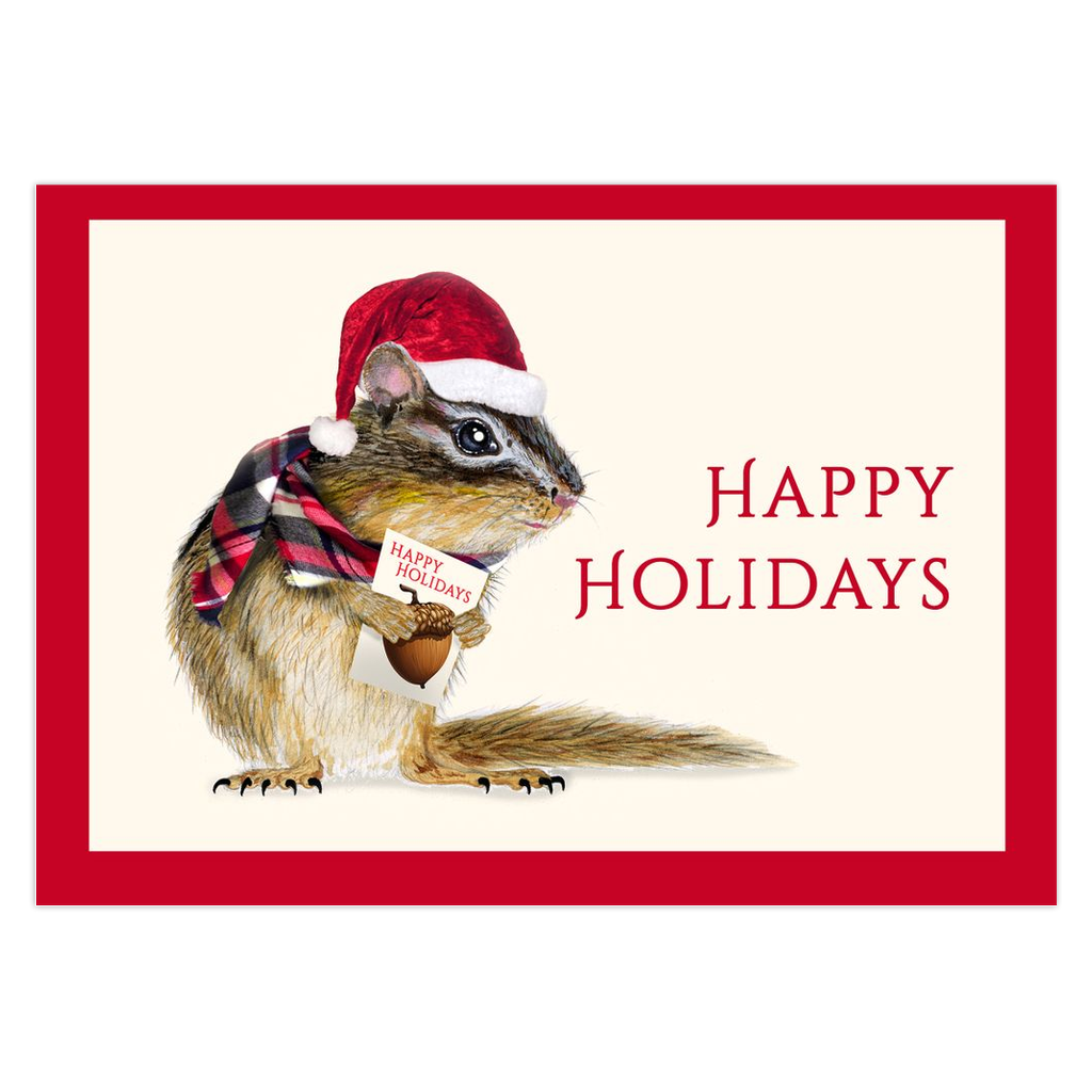 Chipmunk Holiday Cards