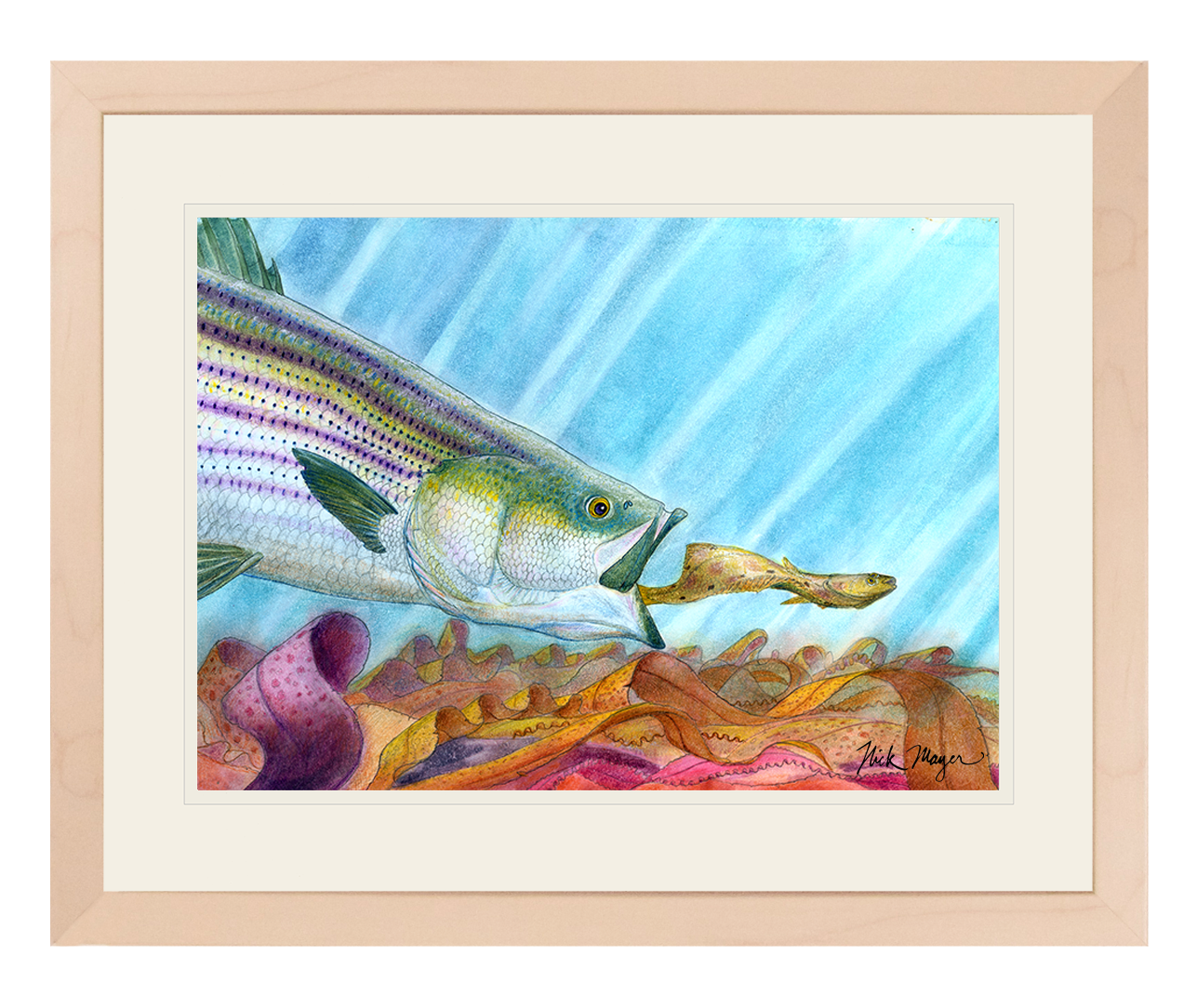 Striper and Flounder Limited Edition Print