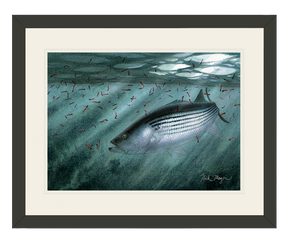 Moonlit Striper Print