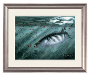 Moonlit Striper Print