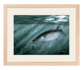 Moonlit Striper Print