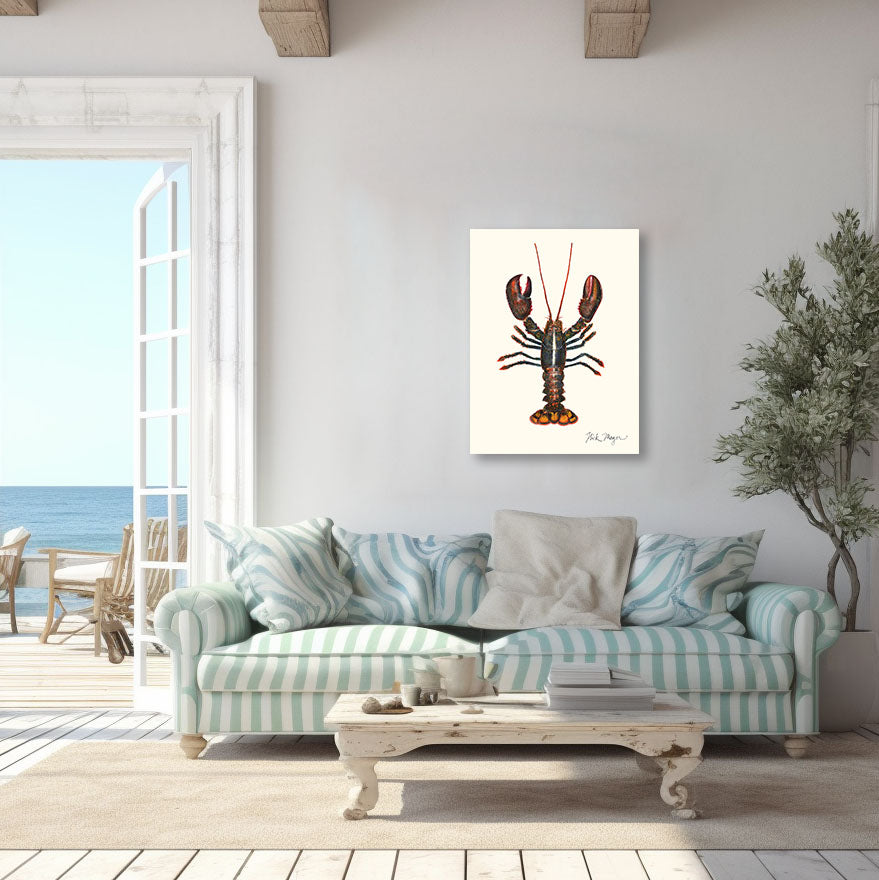 NEW! Northern Lobster I Canvas Wrap