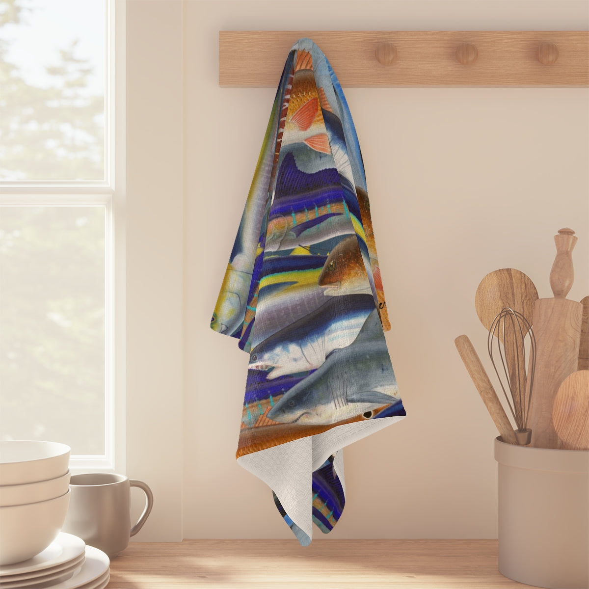 Offshore Angler Soft Kitchen Towel, NEW for 2025!