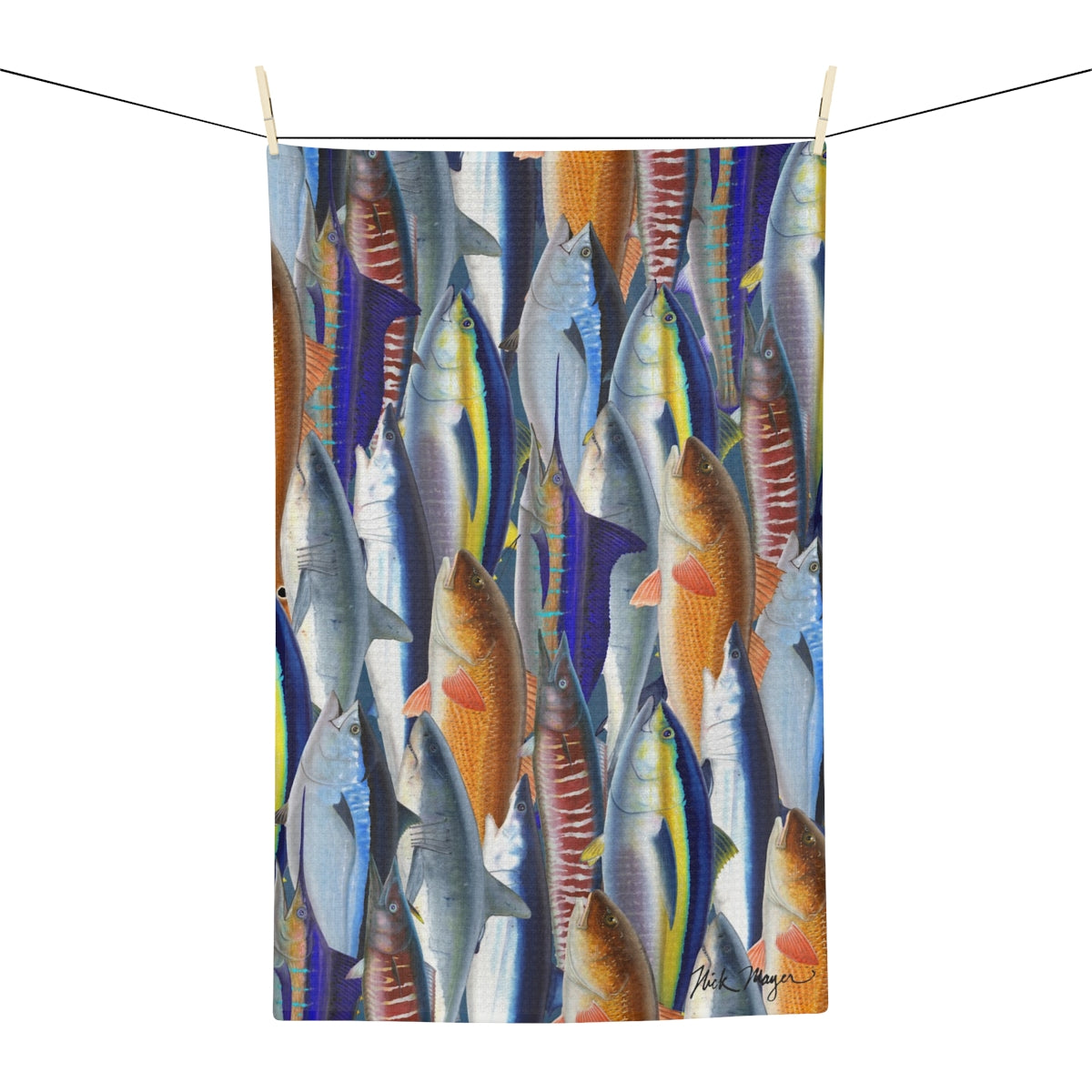 Offshore Angler Soft Kitchen Towel, NEW for 2025!