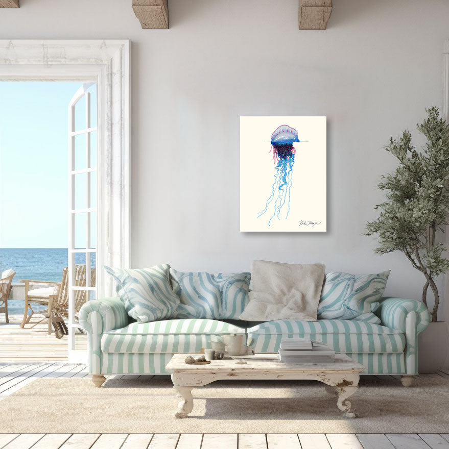 NEW! Portuguese Man O' War Canvas Wrap