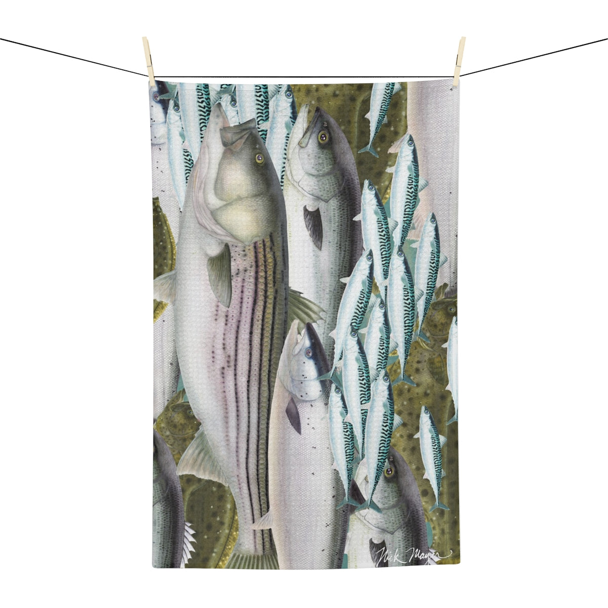 NE Surfcaster Soft Kitchen Towel, NEW for 2025!