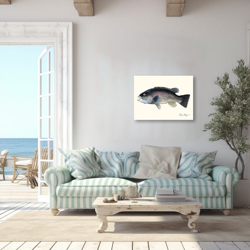 NEW! Tautog Canvas Wrap