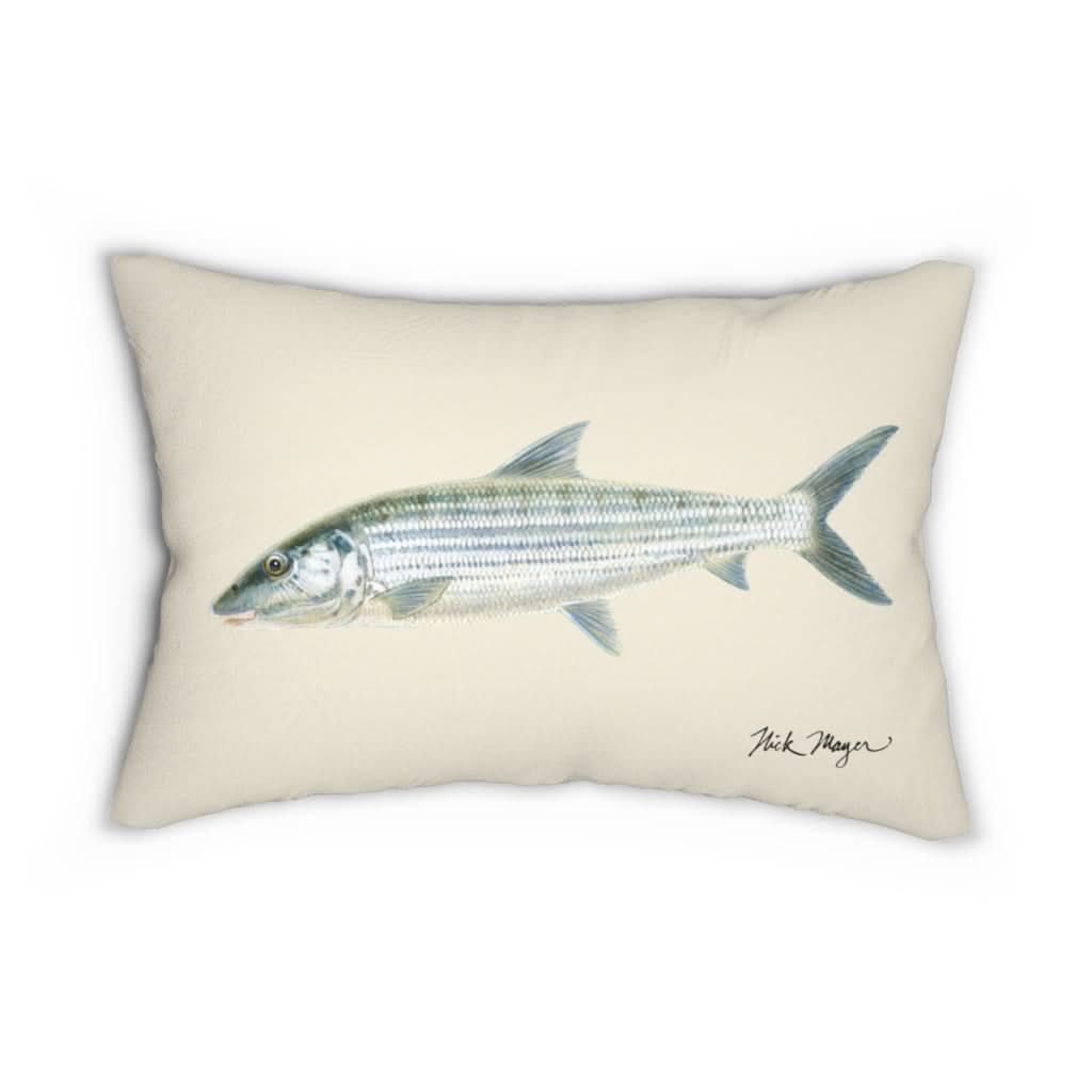 Bonefish Throw Pillow