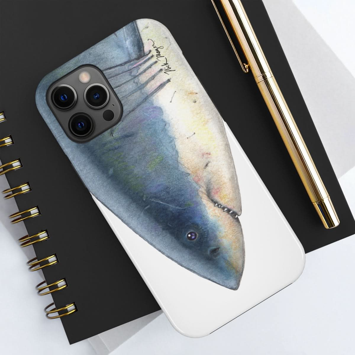 Great White Shark Face Phone Case (iPhone)