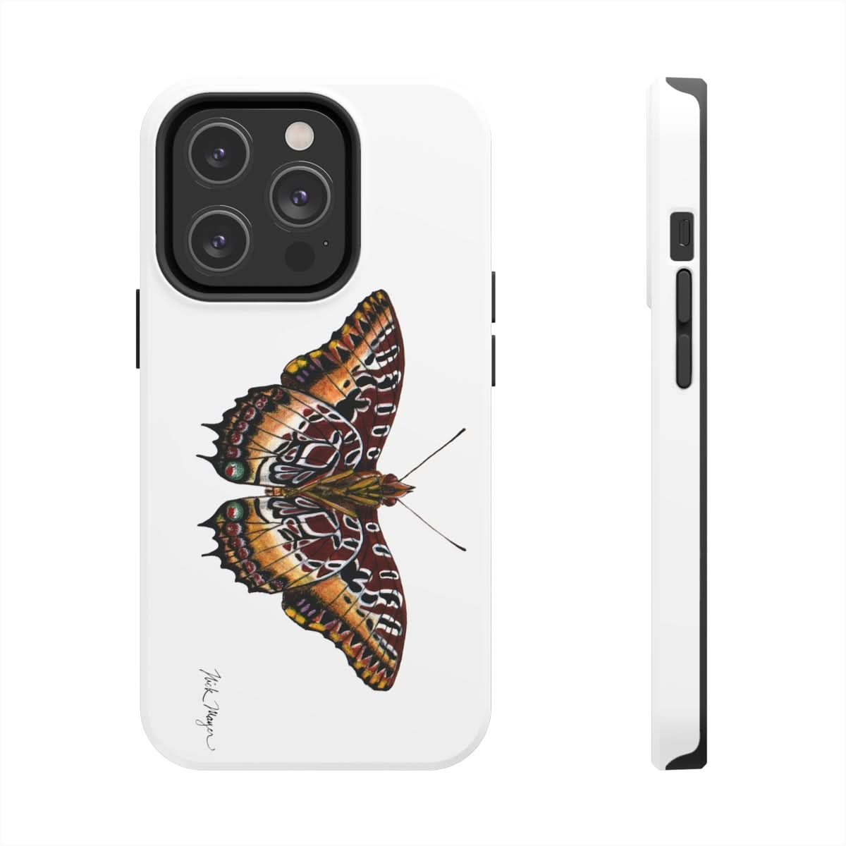 Black Bordered Charaxes Phone Case (iPhone)