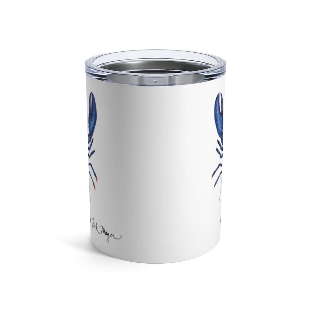 Blue Lobster 3, 10 oz Steel Tumbler