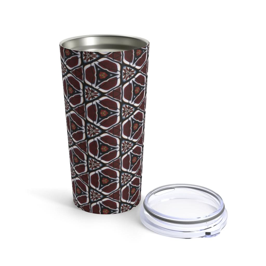 Maroon Butterfly 2, 20 oz Steel Tumbler