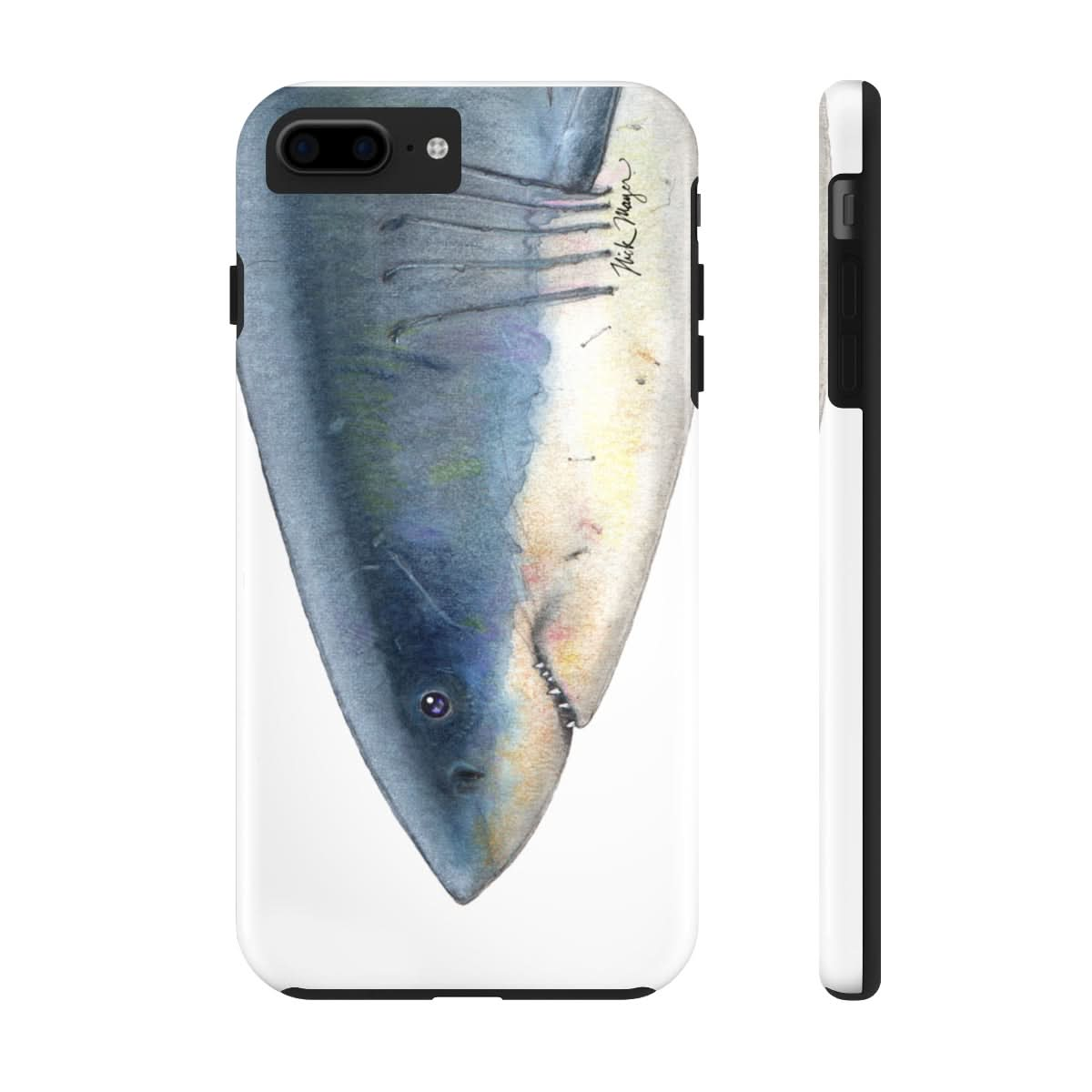 Great White Shark Face Phone Case (iPhone)