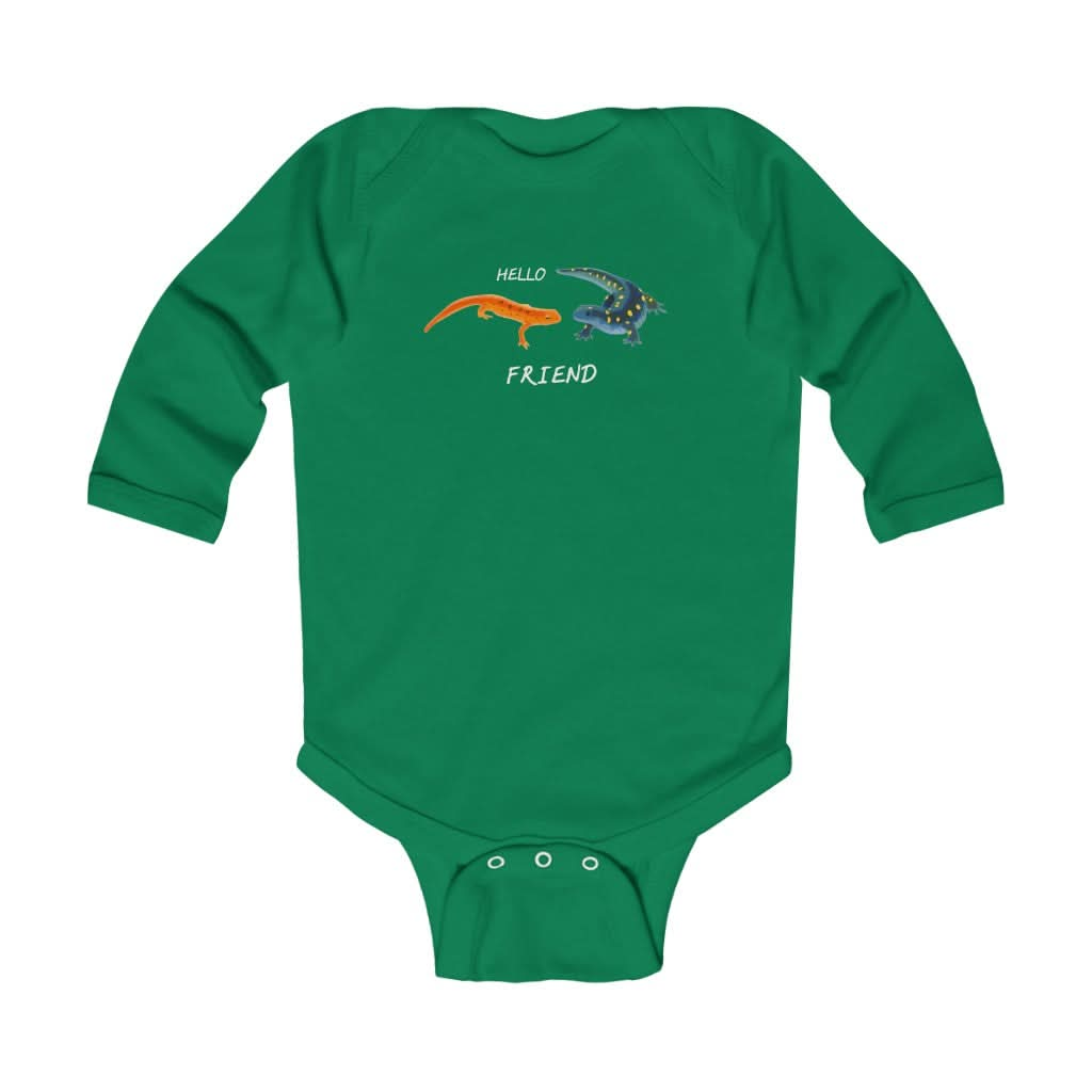 Hello Friend Infant Long Sleeve Bodysuit